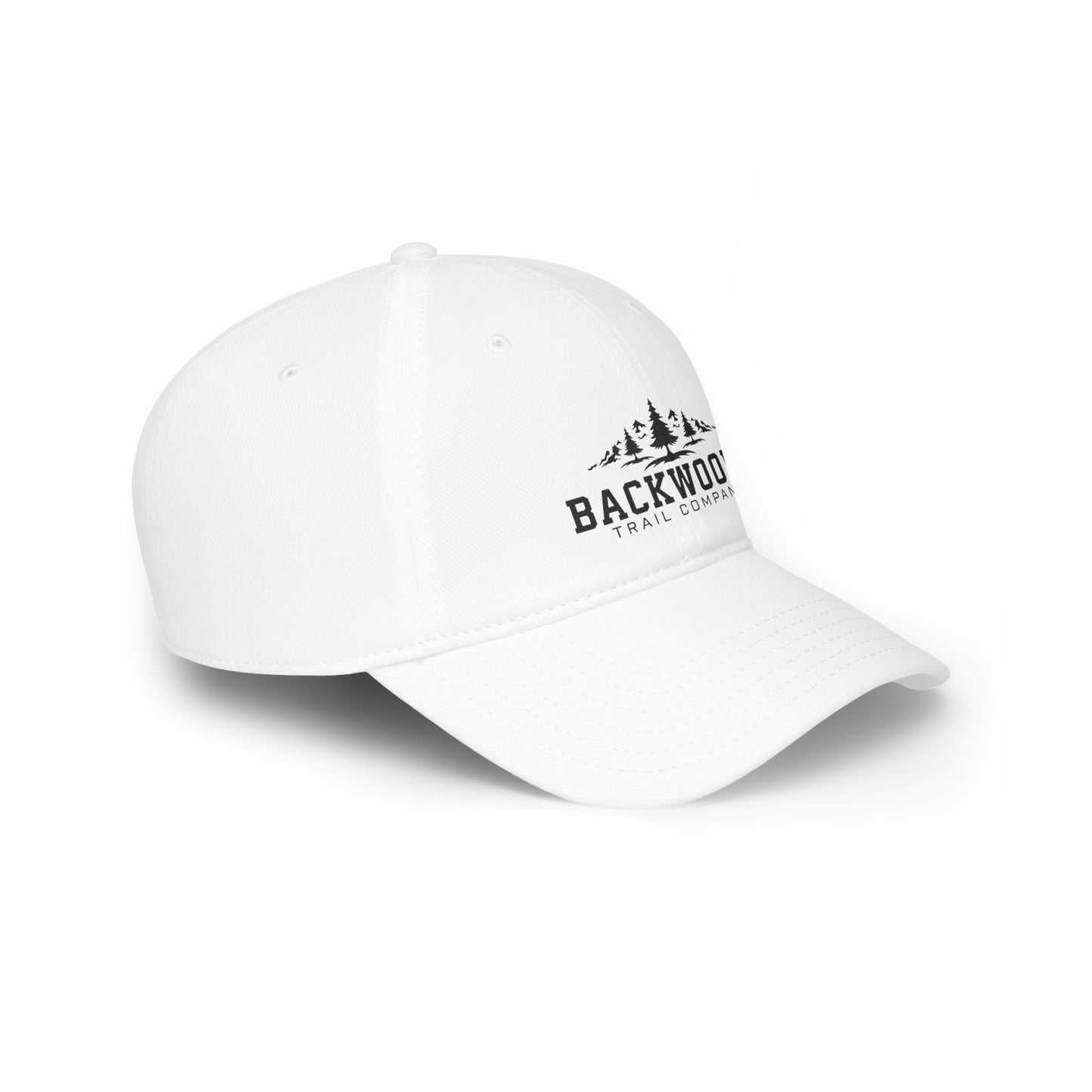 Backwoods Trail Company Profile Baseball Cap (Black Logo)