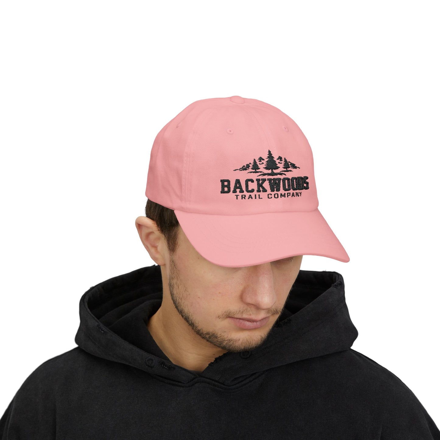 Backwoods Trail Company Classic Dad Cap (Black Logo)