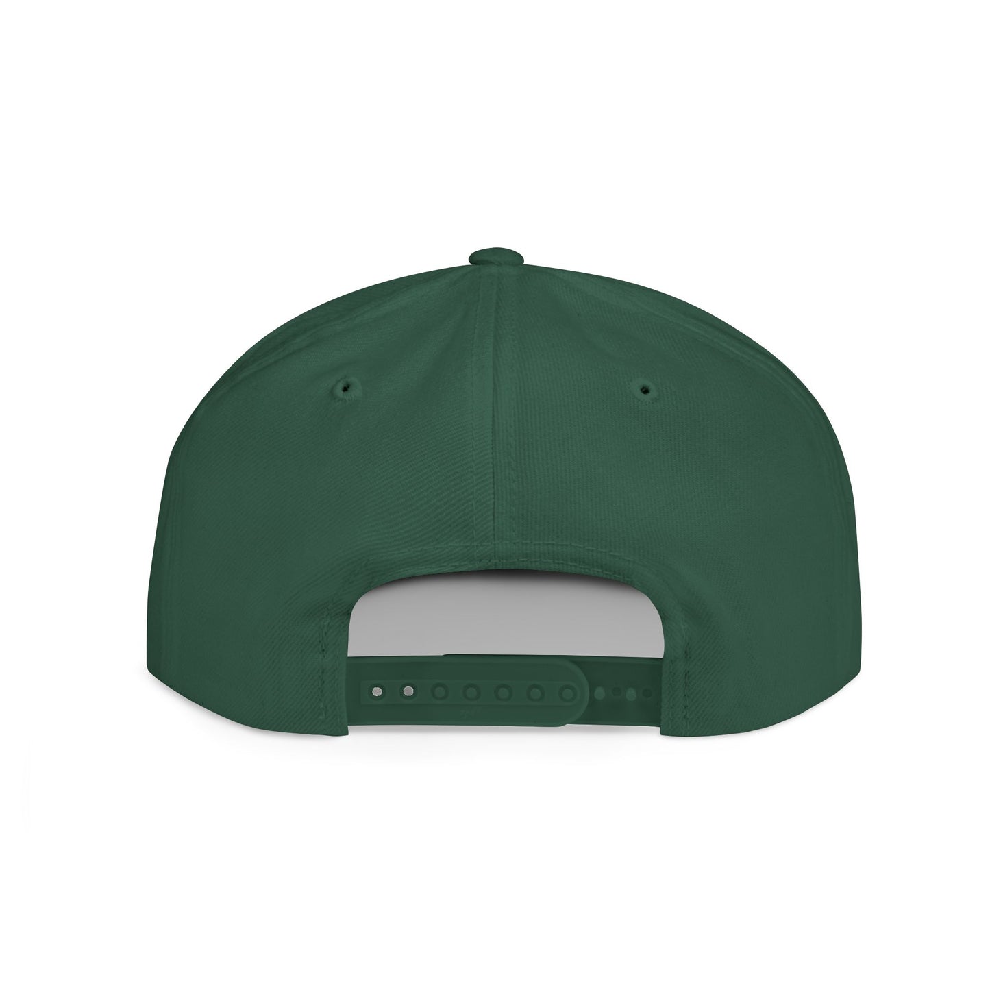 Backwoods Trail Company Flat Bill Snapback (White Logo)