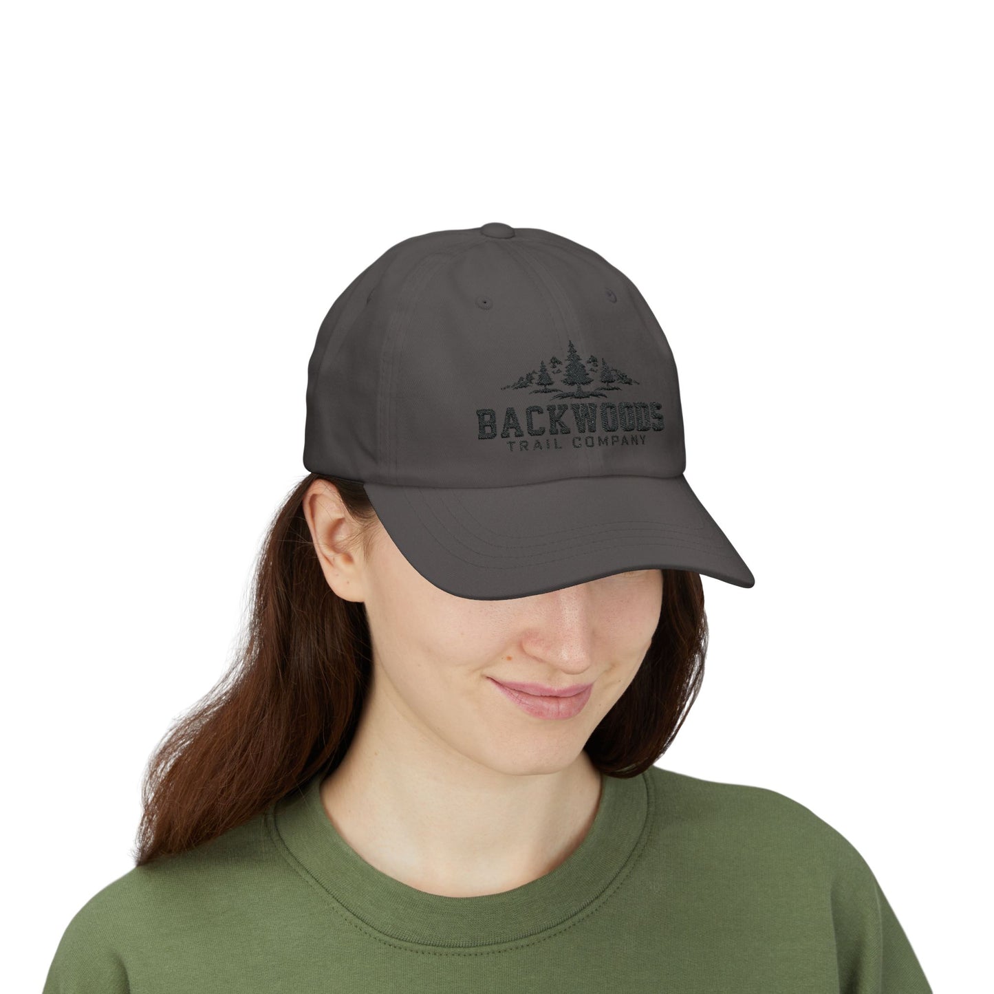 Backwoods Trail Company Classic Dad Cap (Black Logo)