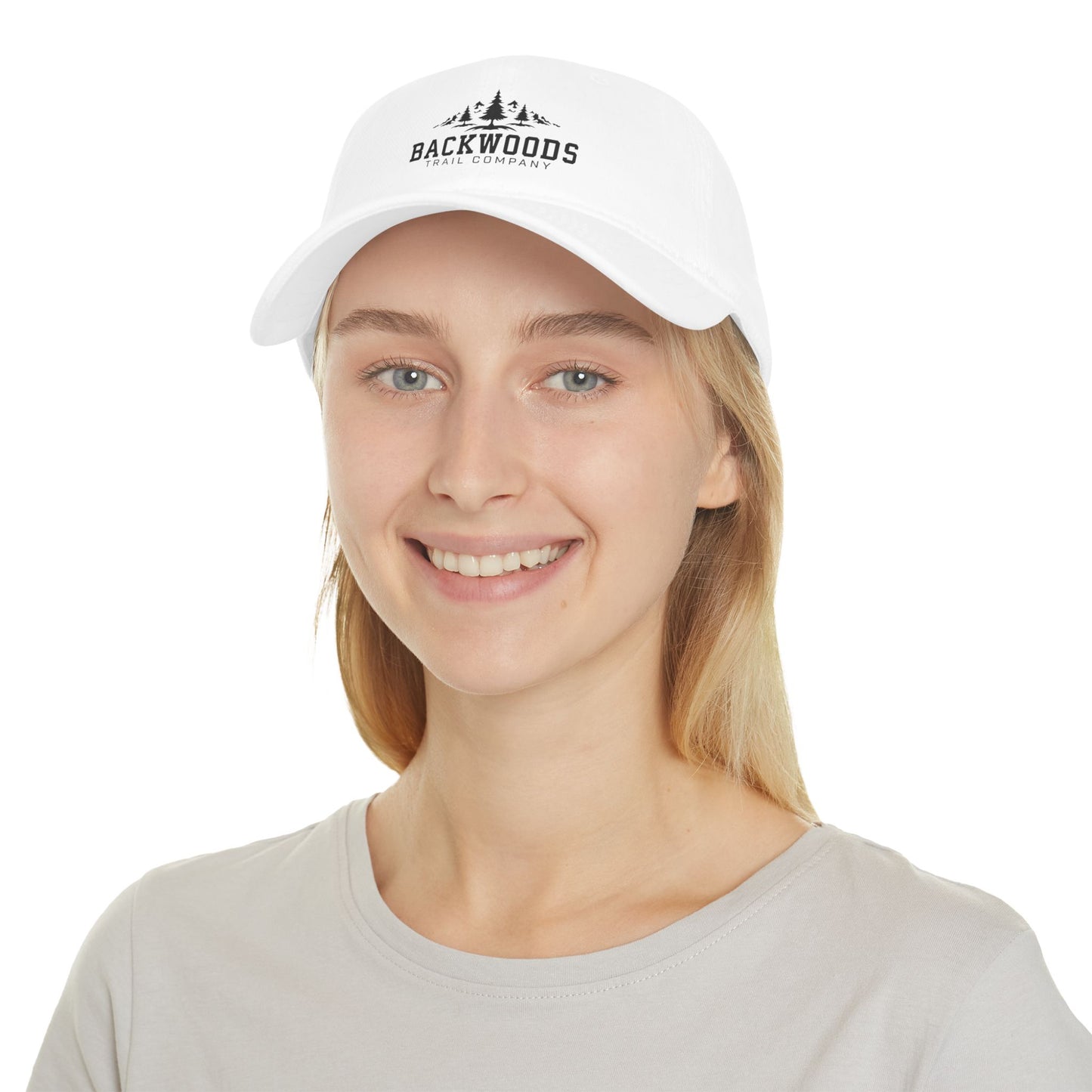 Backwoods Trail Company Profile Baseball Cap (Black Logo)