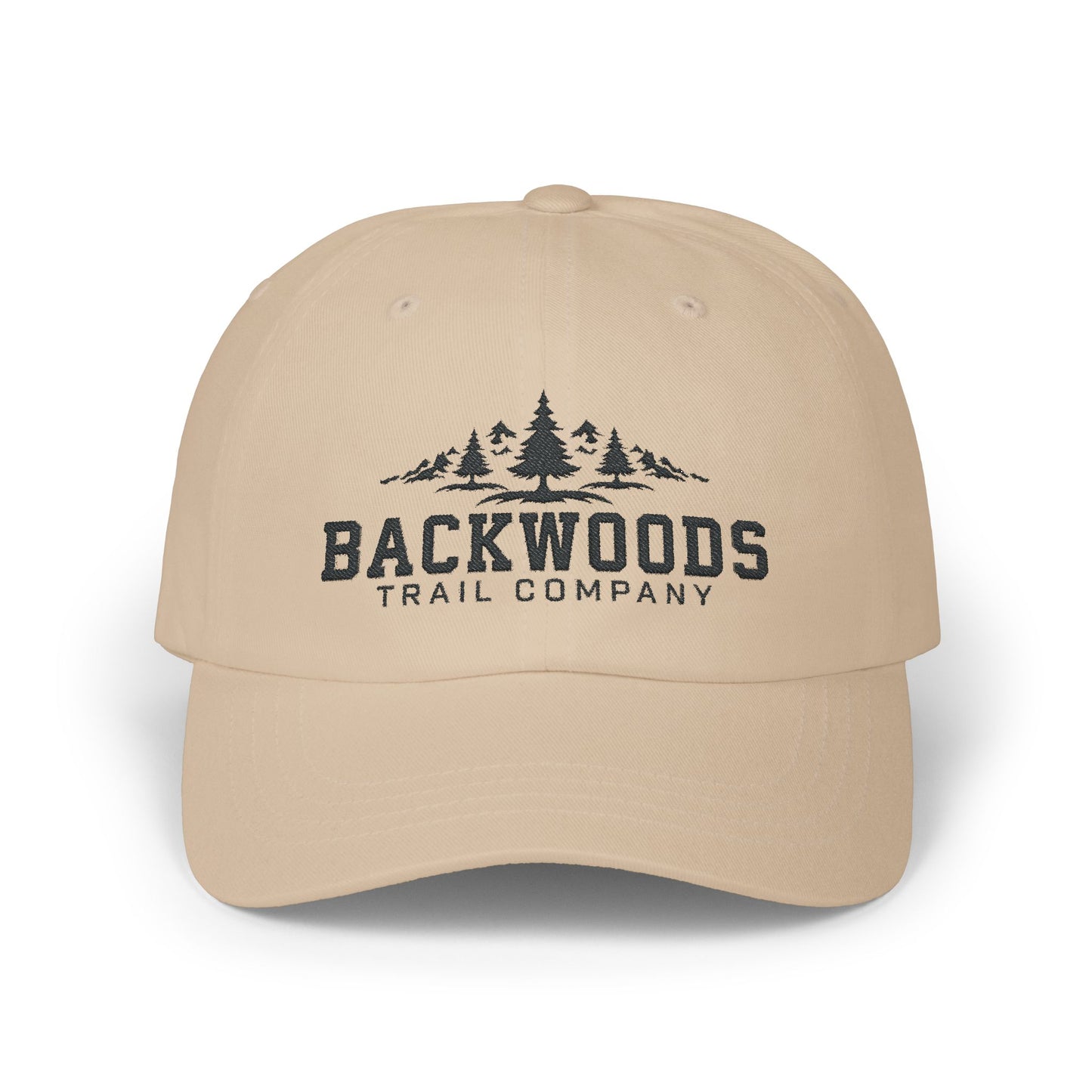 Backwoods Trail Company Classic Dad Cap (Black Logo)