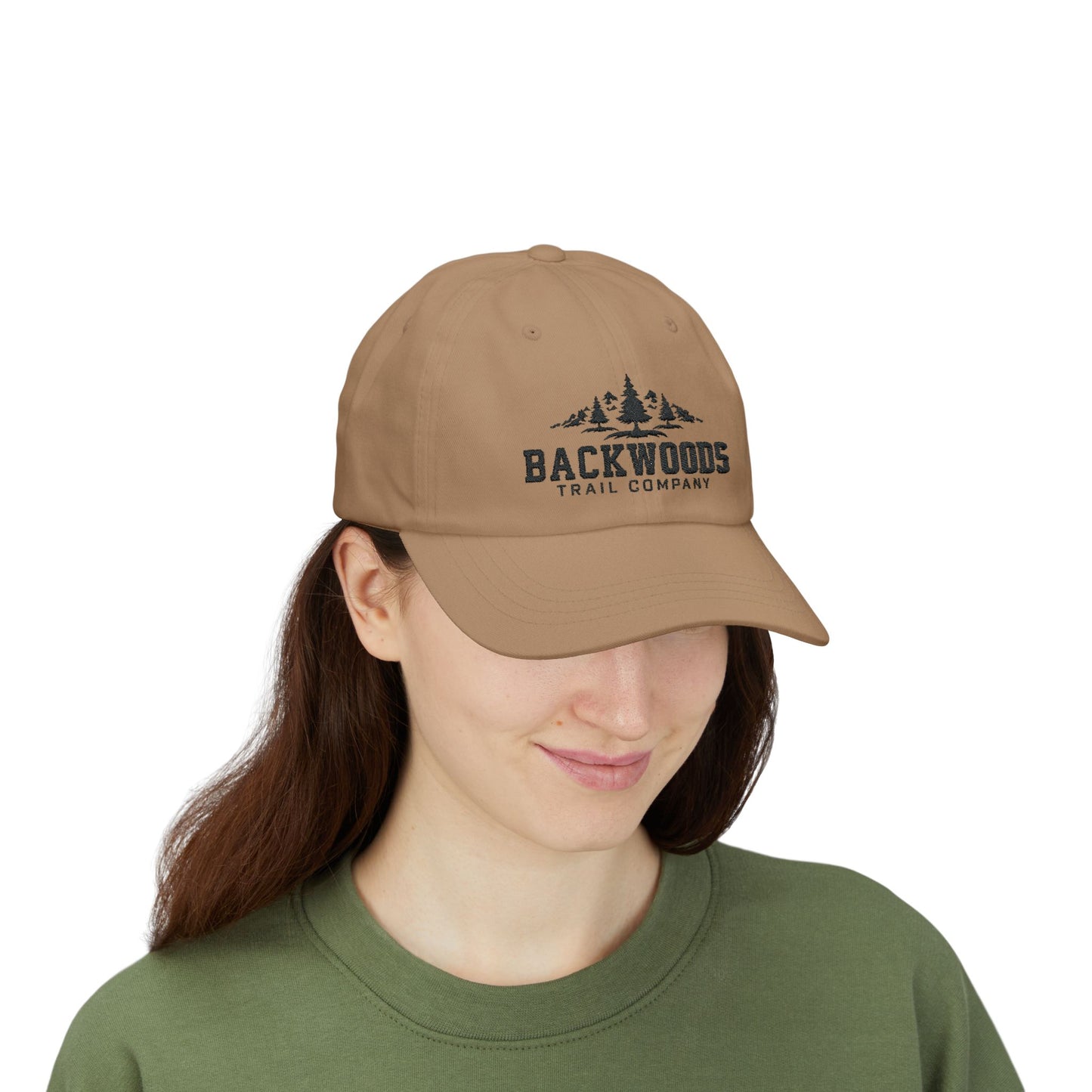 Backwoods Trail Company Classic Dad Cap (Black Logo)