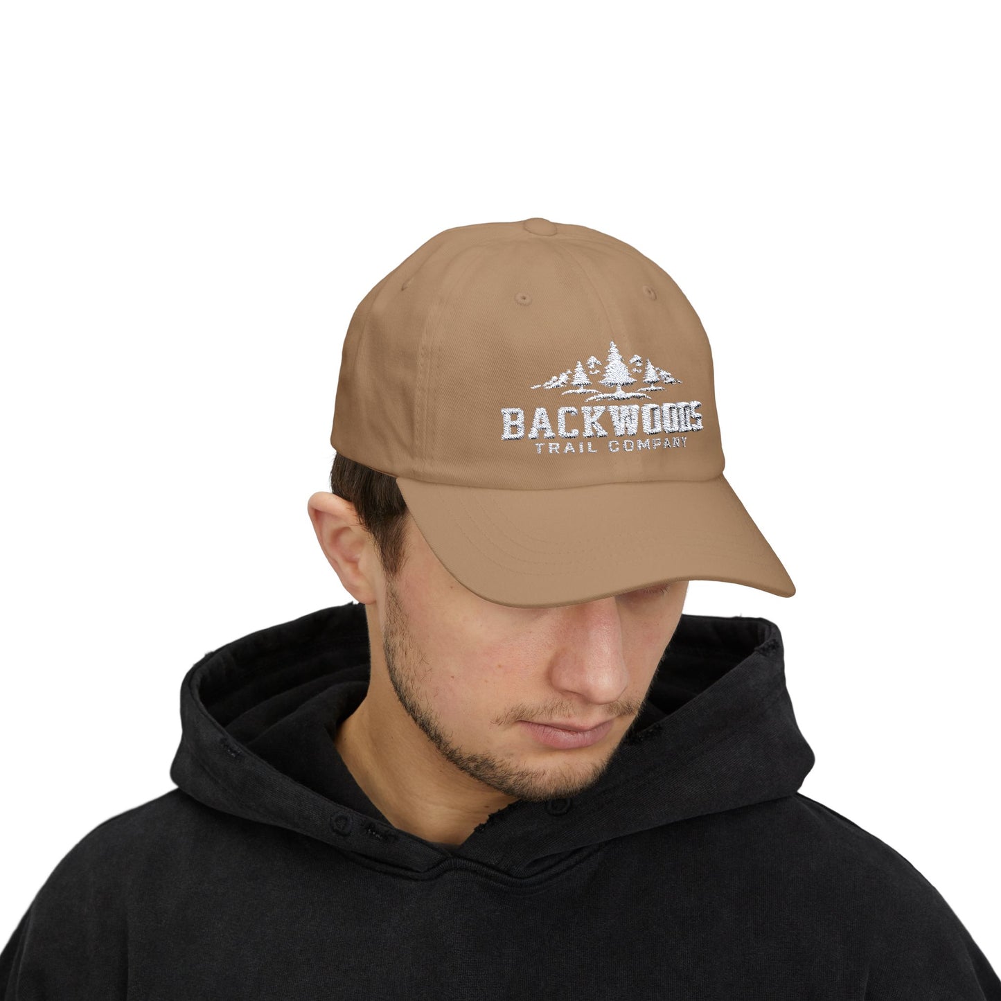 Backwoods Trail Company Classic Dad Cap (White Logo)