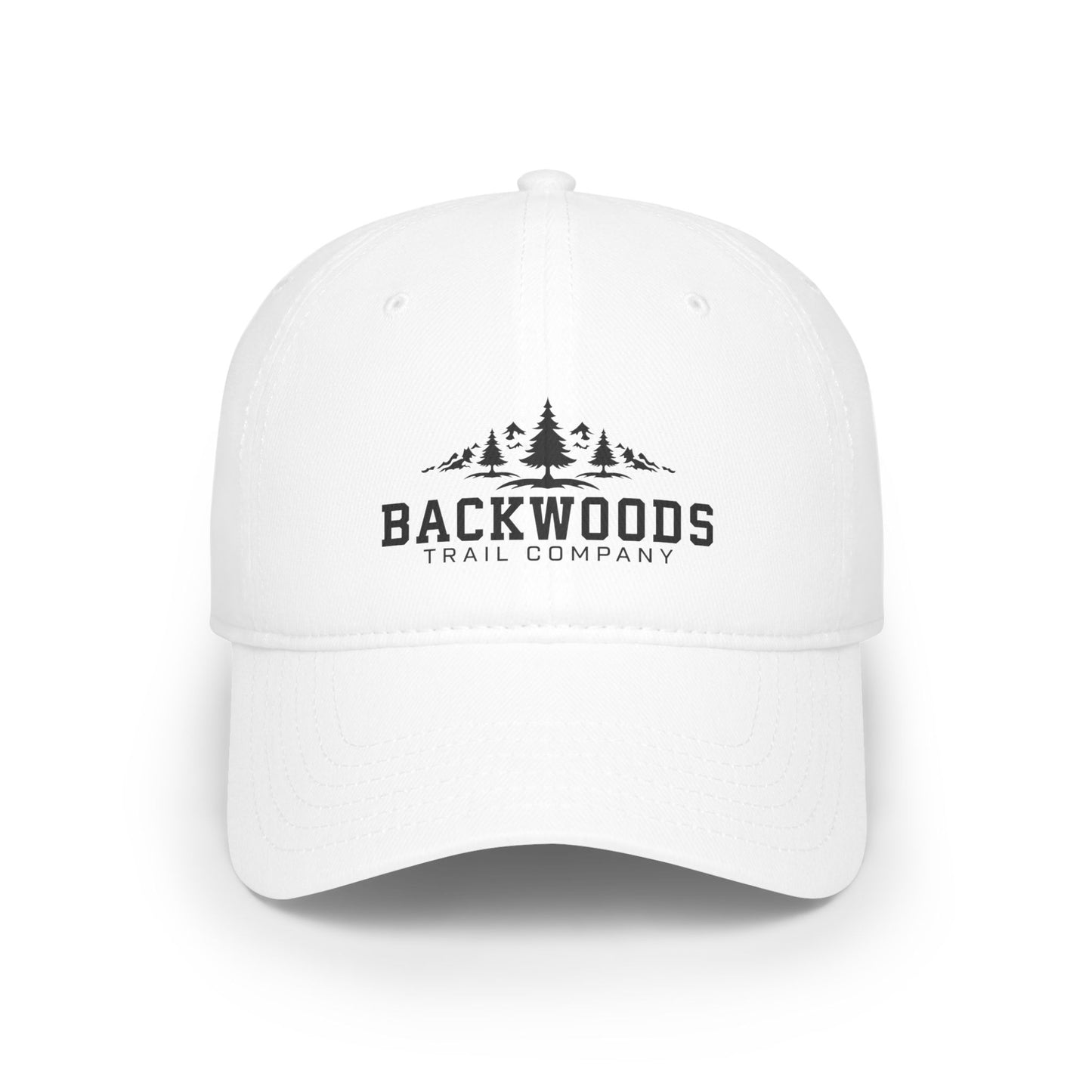 Backwoods Trail Company Profile Baseball Cap (Black Logo)