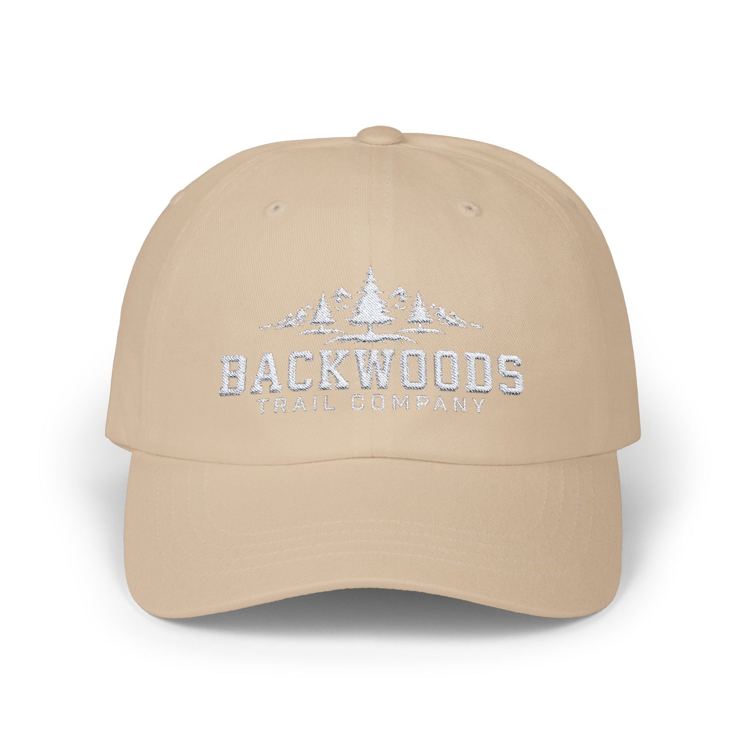 Backwoods Trail Company Classic Dad Cap (White Logo)