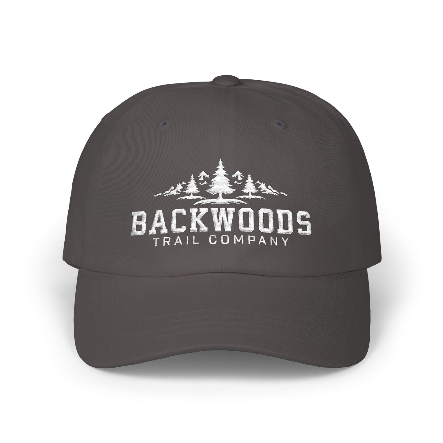 Backwoods Trail Company Classic Dad Cap (White Logo)