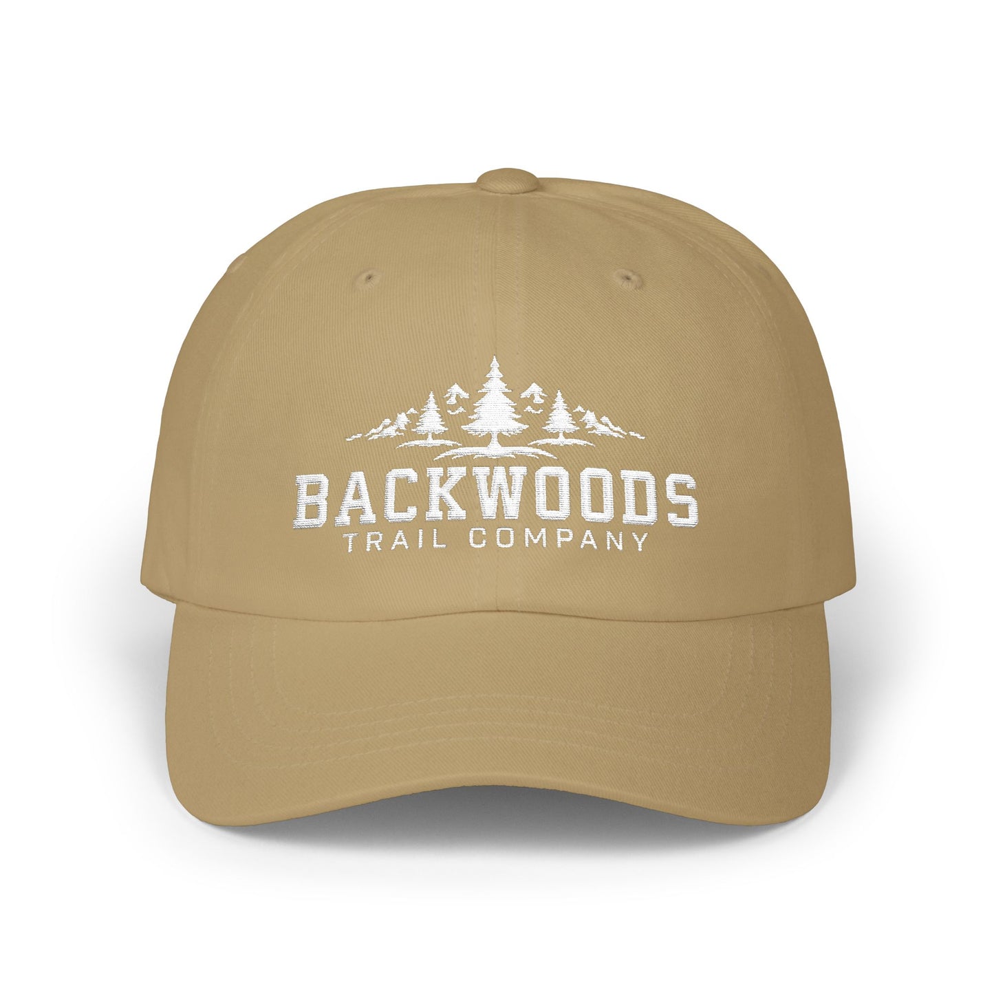 Backwoods Trail Company Classic Dad Cap (White Logo)
