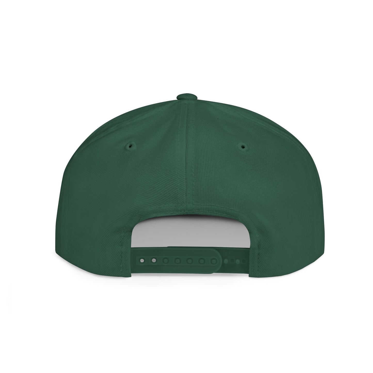 Backwoods Trail Company Flat Bill Snapback (Black Logo)