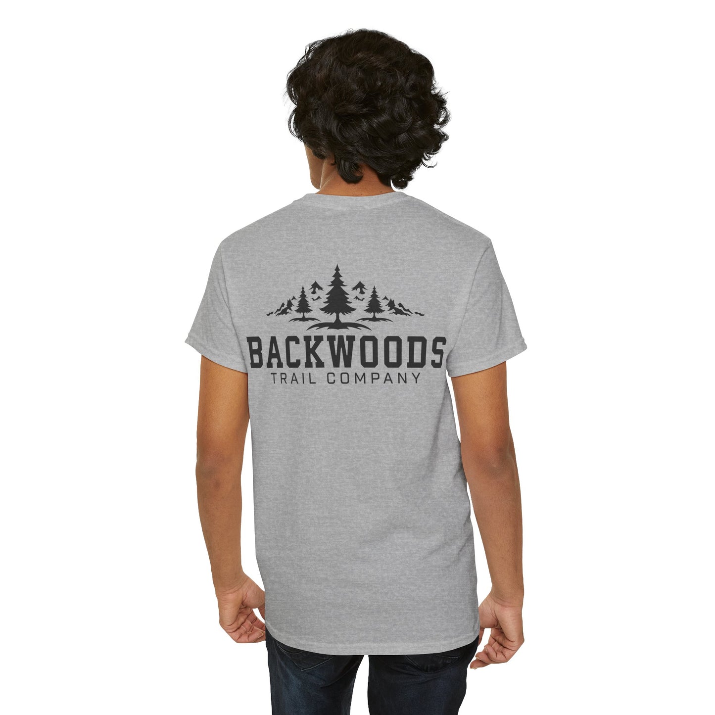 Backwoods Trail Company Heavy Cotton Tee (Black Logo)