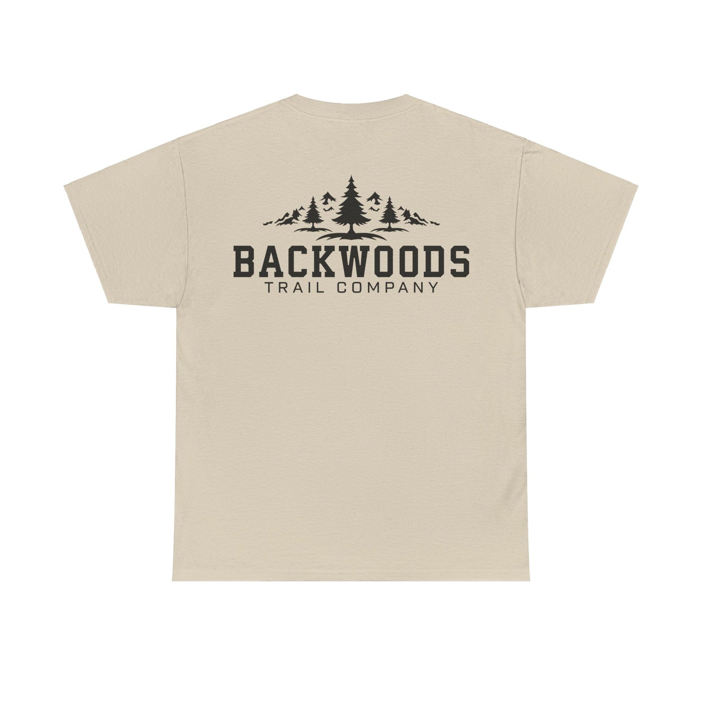 Backwoods Trail Company Heavy Cotton Tee (Black Logo)