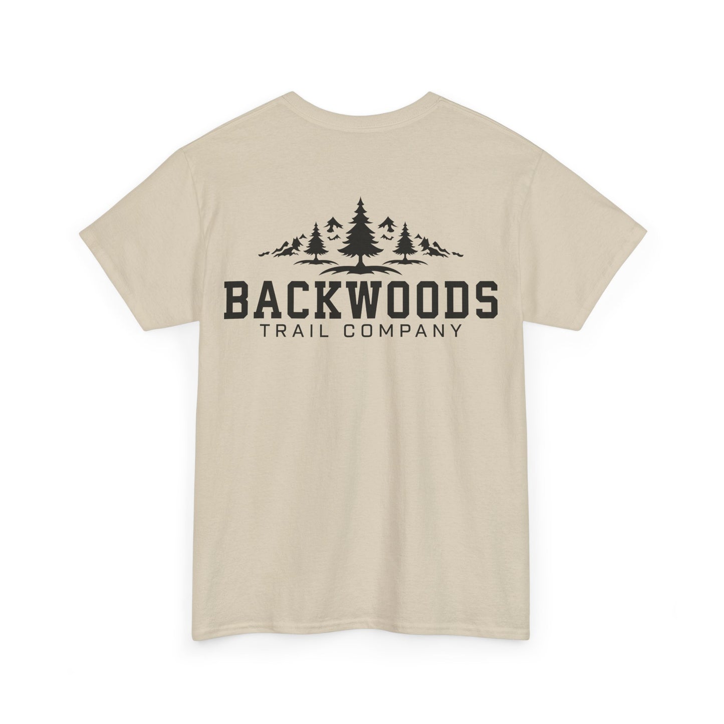 Backwoods Trail Company Heavy Cotton Tee (Black Logo)