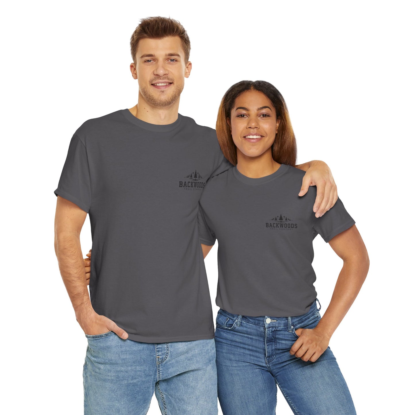 Backwoods Trail Company Heavy Cotton Tee (Black Logo)