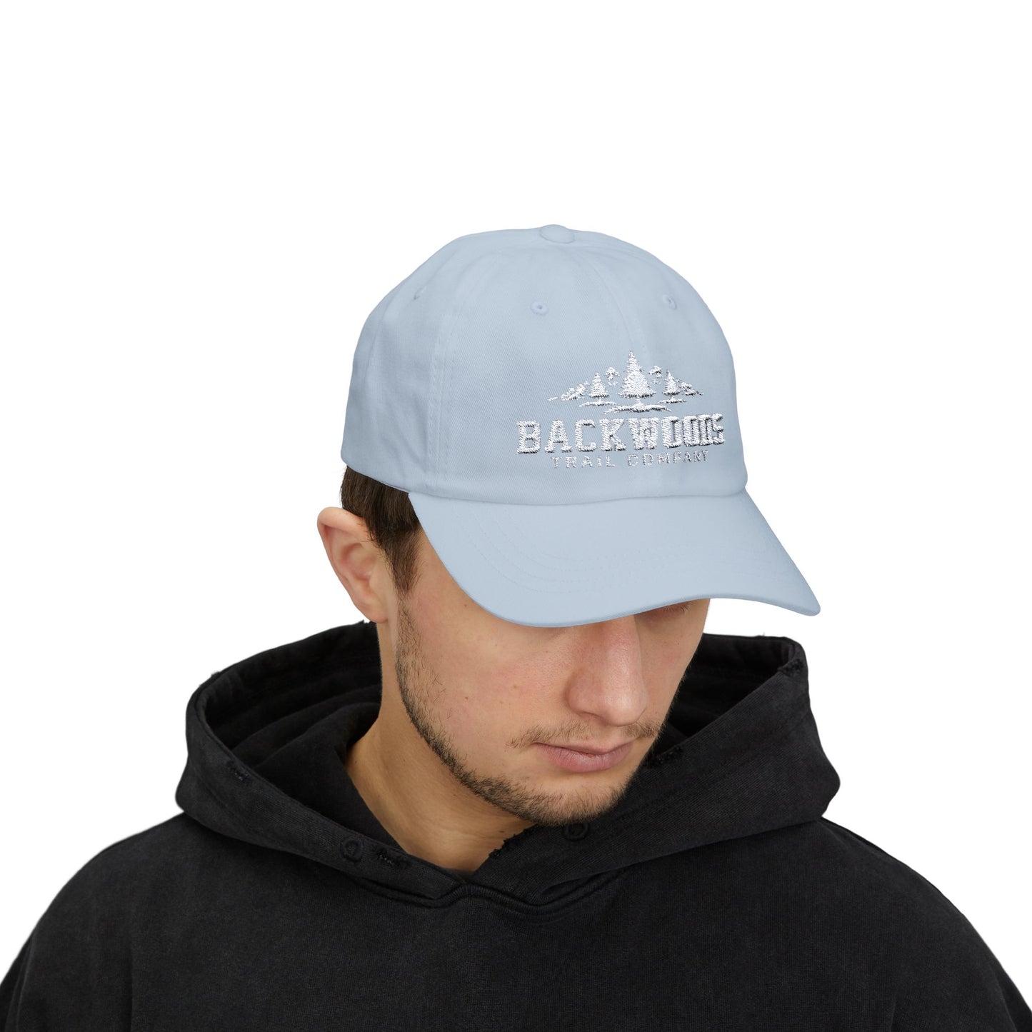 Backwoods Trail Company Classic Dad Cap (White Logo)