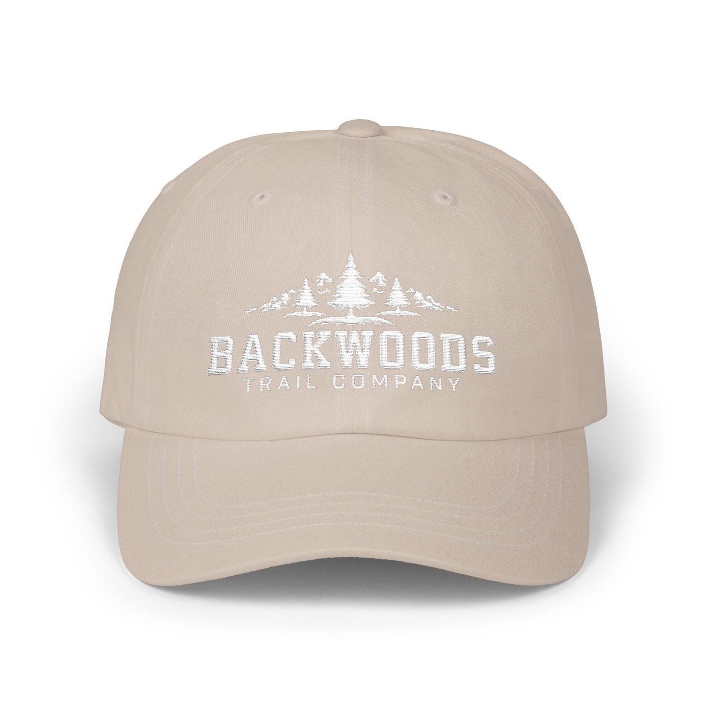 Backwoods Trail Company Classic Dad Cap (White Logo)