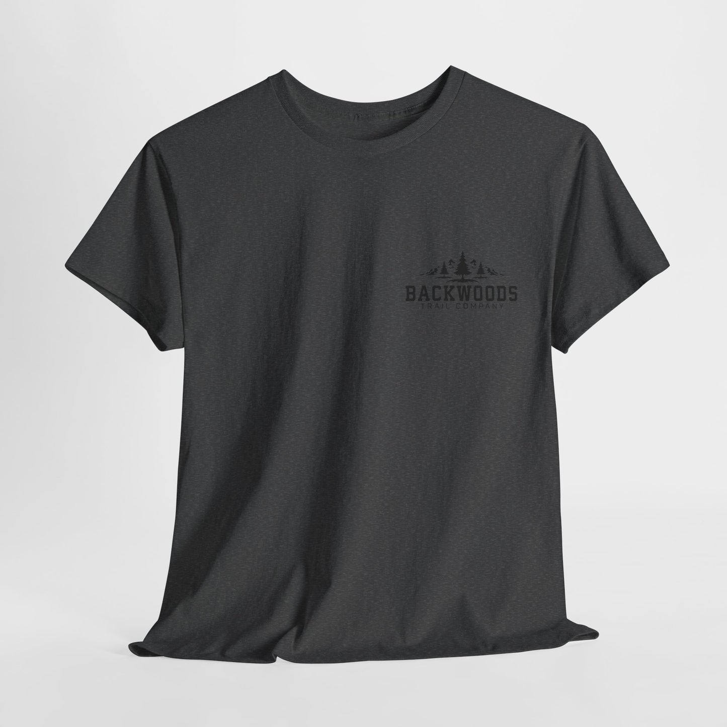 Backwoods Trail Company Heavy Cotton Tee (Black Logo)