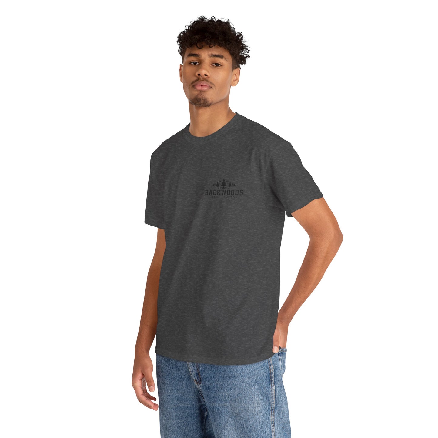 Backwoods Trail Company Heavy Cotton Tee (Black Logo)