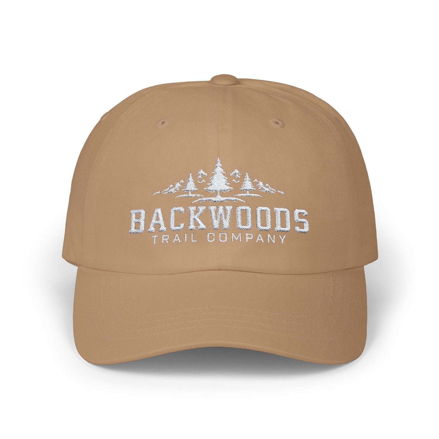 Backwoods Trail Company Classic Dad Cap (White Logo)