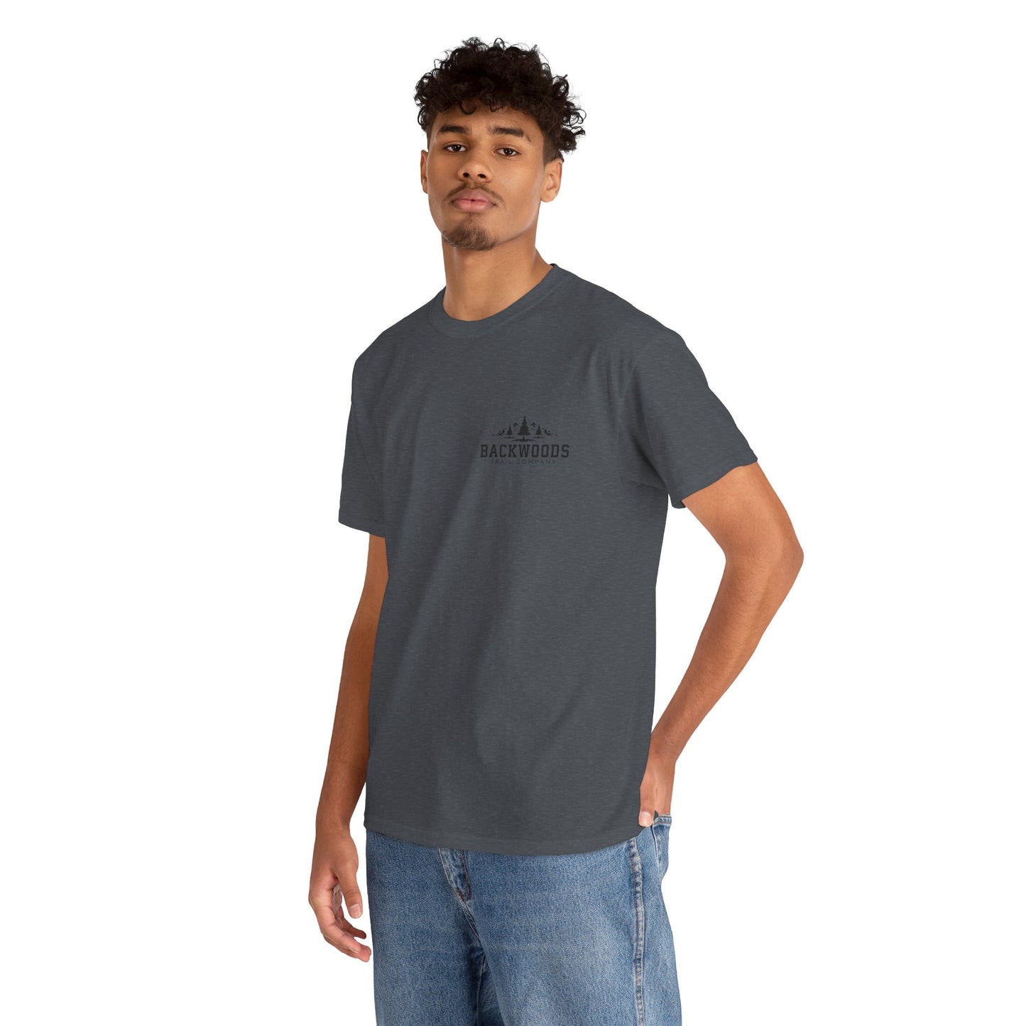 Backwoods Trail Company Heavy Cotton Tee (Black Logo)