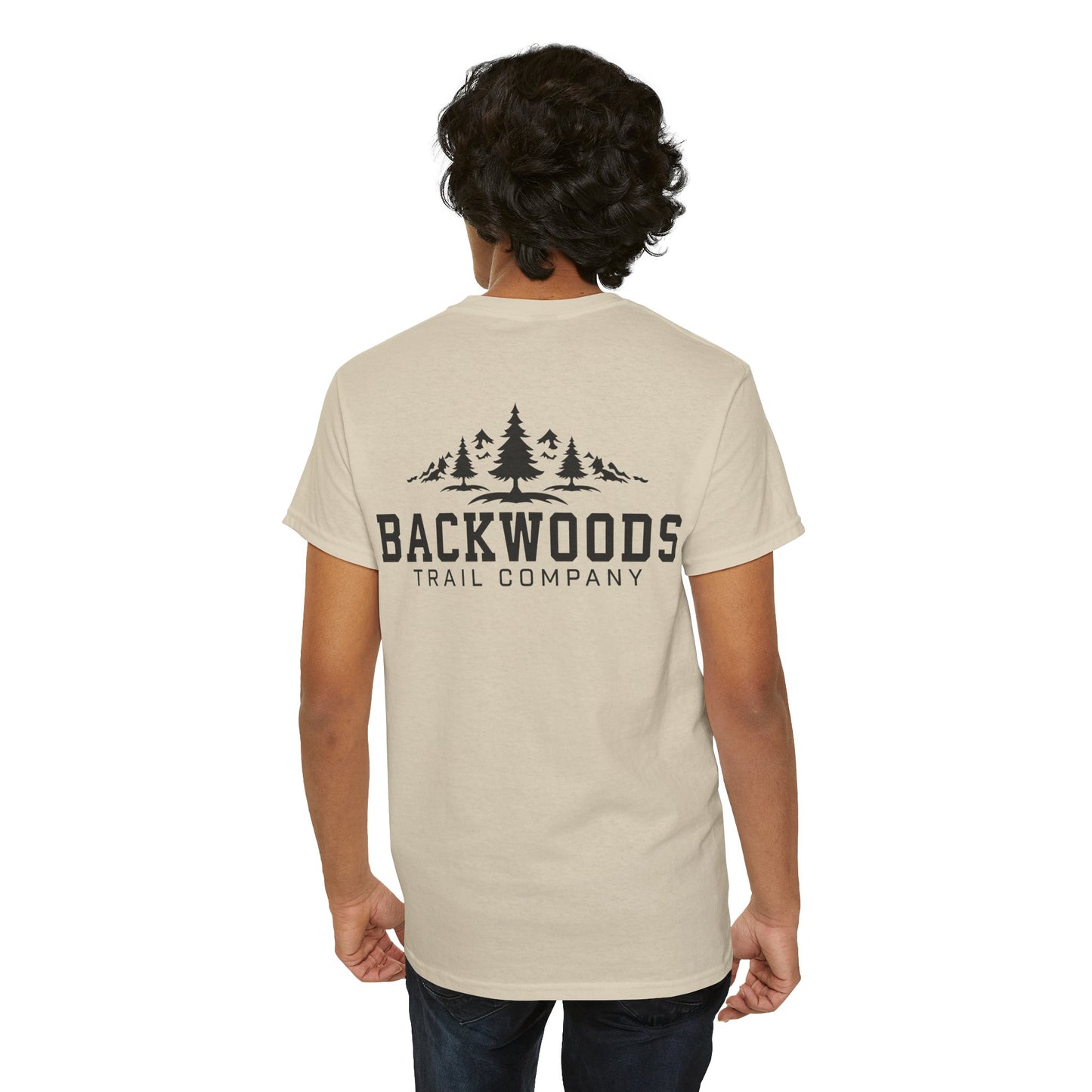 Backwoods Trail Company Heavy Cotton Tee (Black Logo)