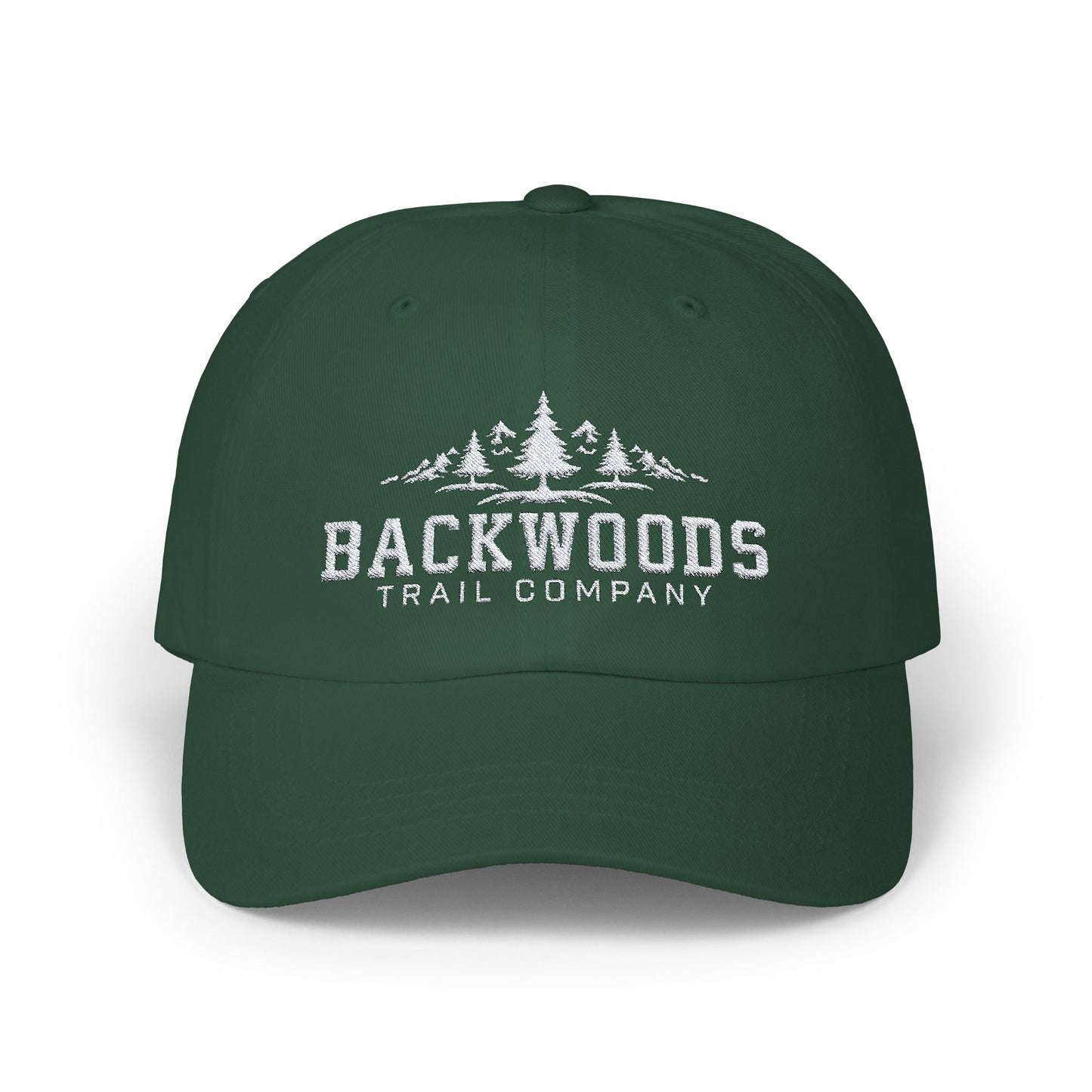 Backwoods Trail Company Classic Dad Cap (White Logo)