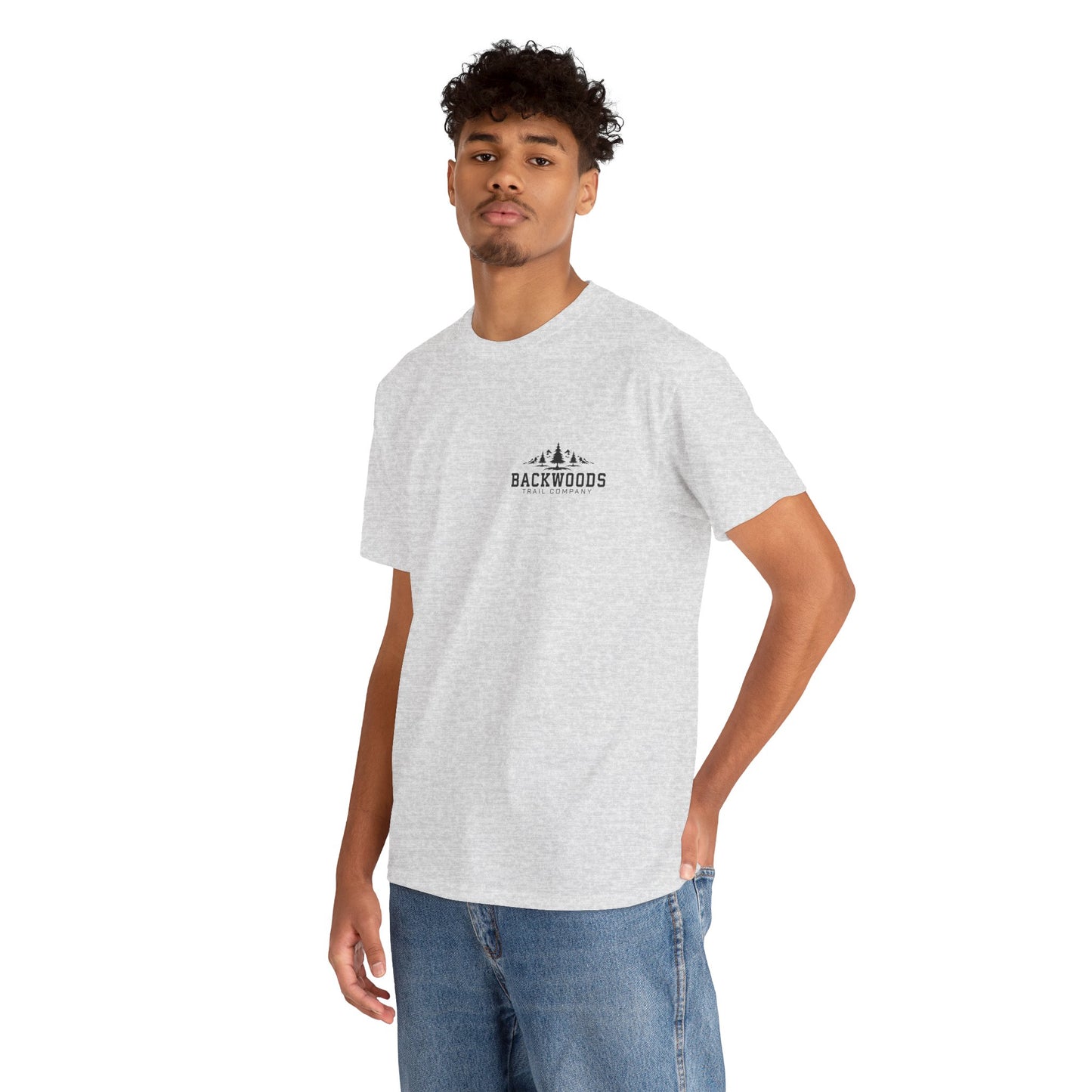 Backwoods Trail Company Heavy Cotton Tee (Black Logo)