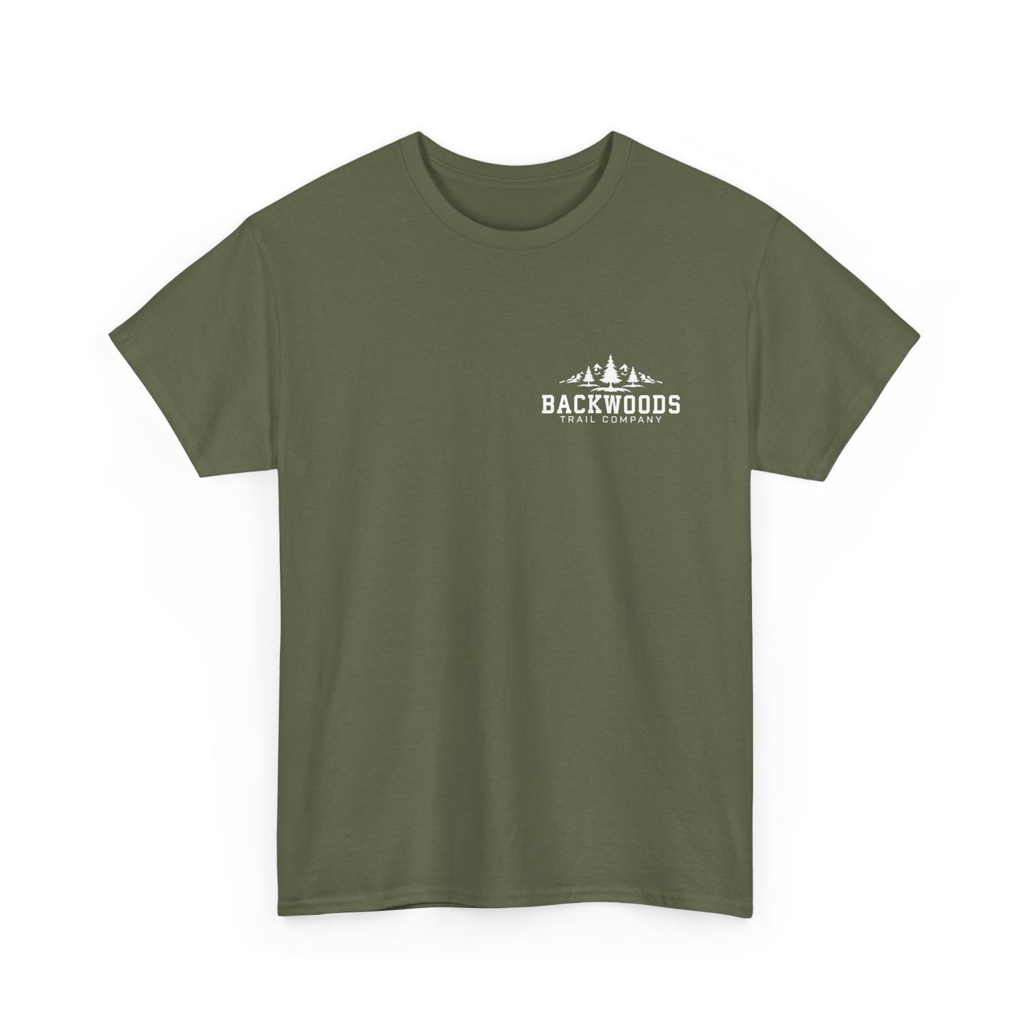 Backwoods Trail Company Heavy Cotton Tee (White Logo)