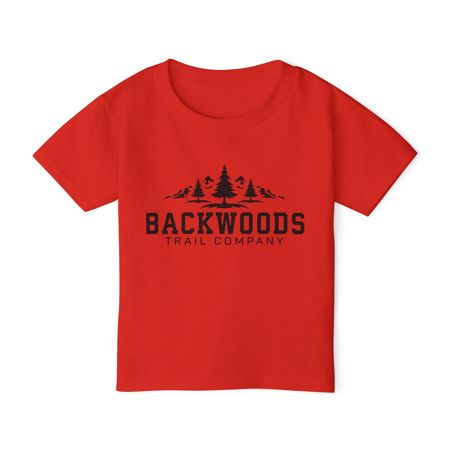 Backwoods Trail Company Heavy Cotton™ Toddler T-shirt (Black Logo)