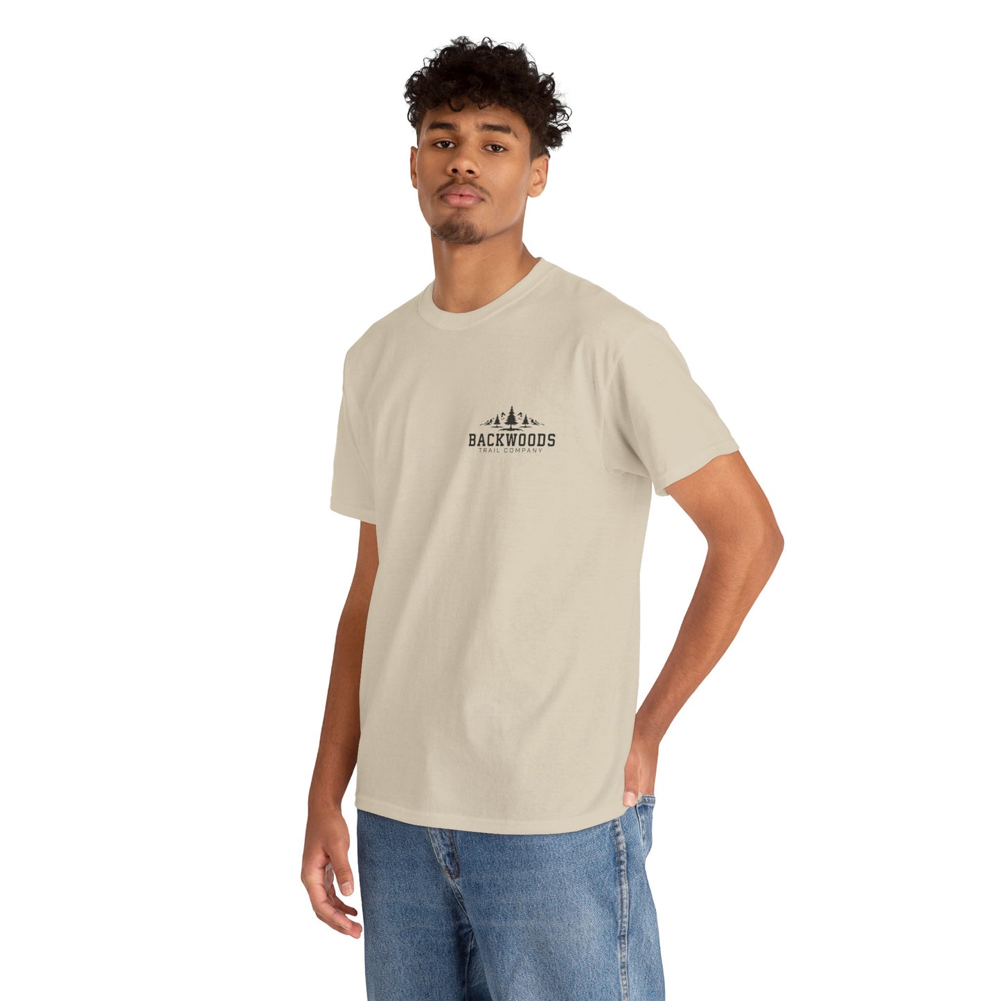 Backwoods Trail Company Heavy Cotton Tee (Black Logo)