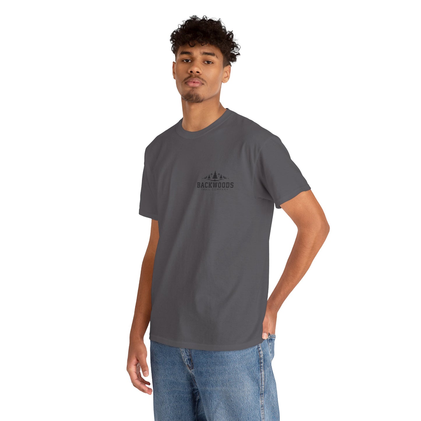 Backwoods Trail Company Heavy Cotton Tee (Black Logo)