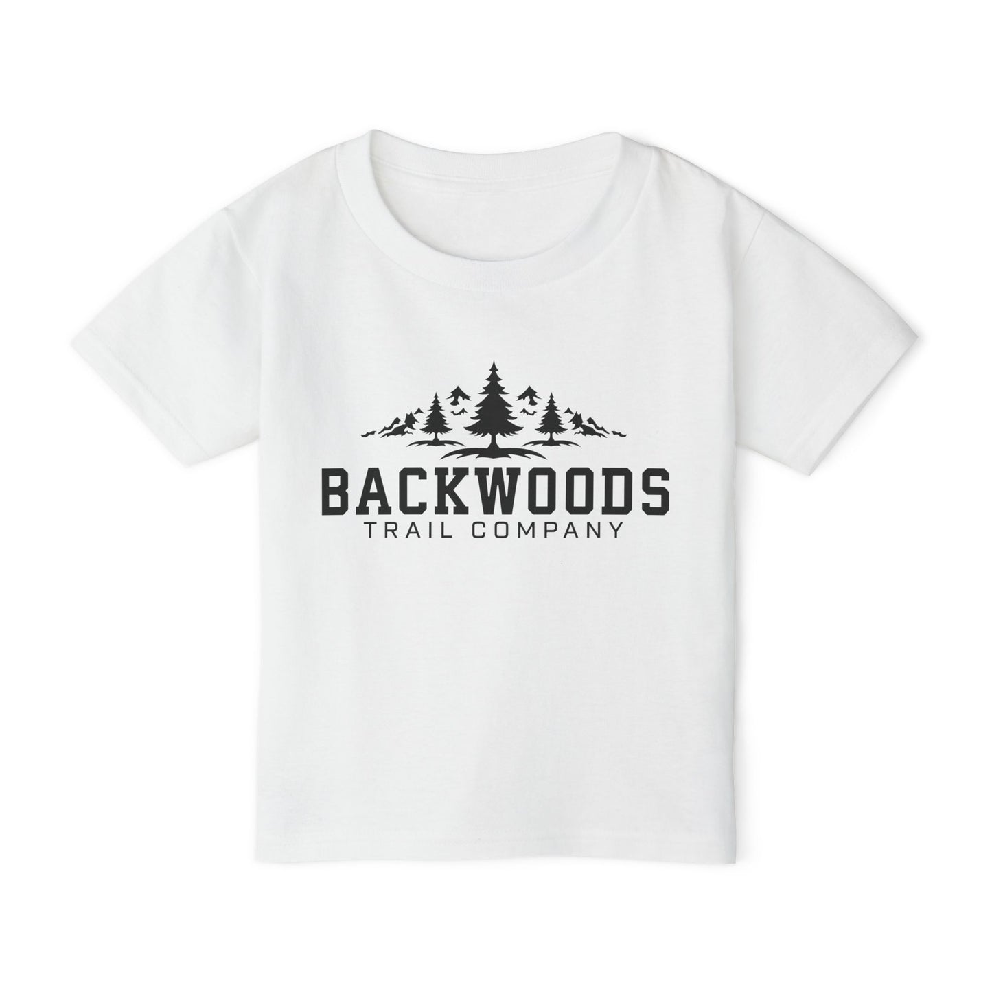 Backwoods Trail Company Heavy Cotton™ Toddler T-shirt (Black Logo)