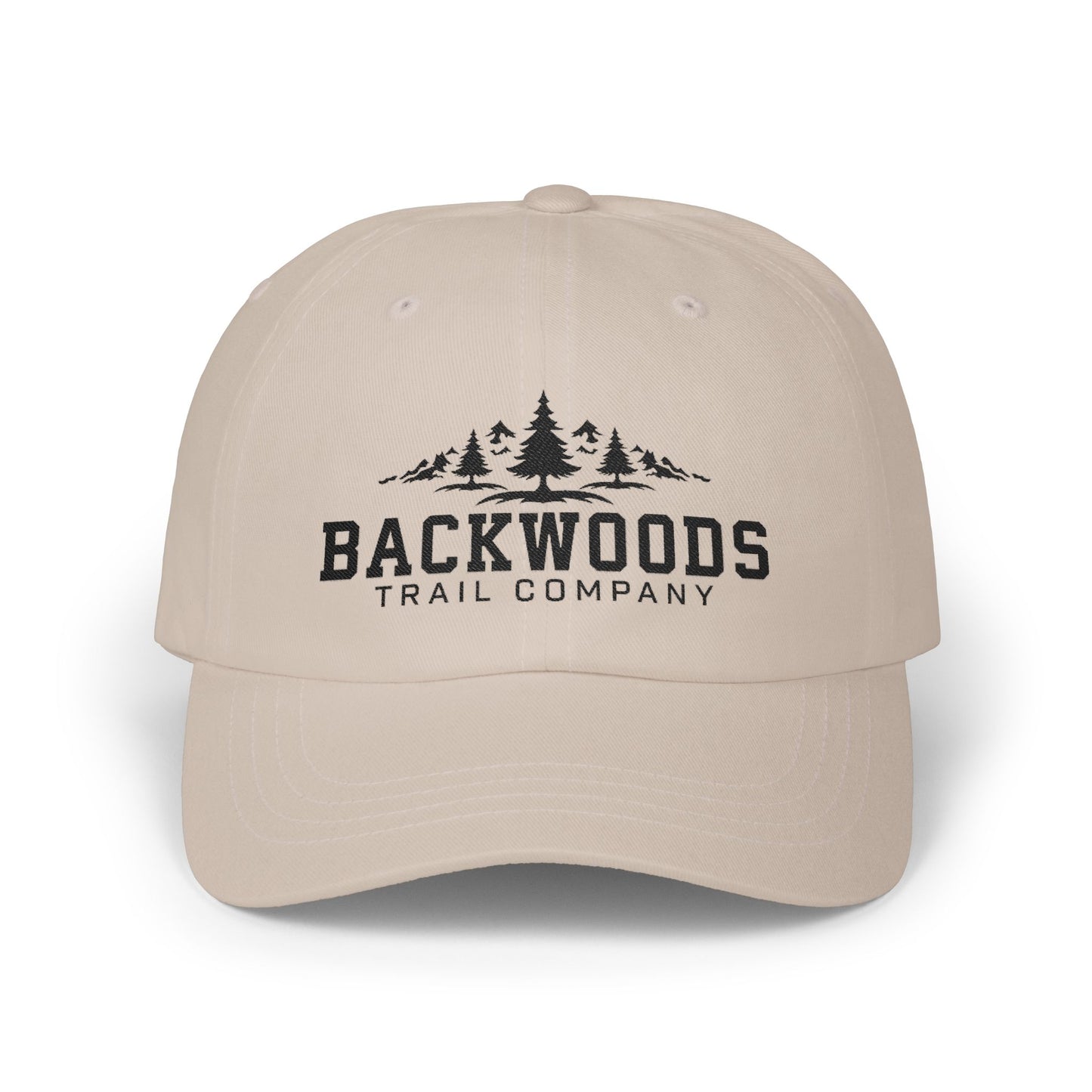 Backwoods Trail Company Classic Dad Cap (Black Logo)