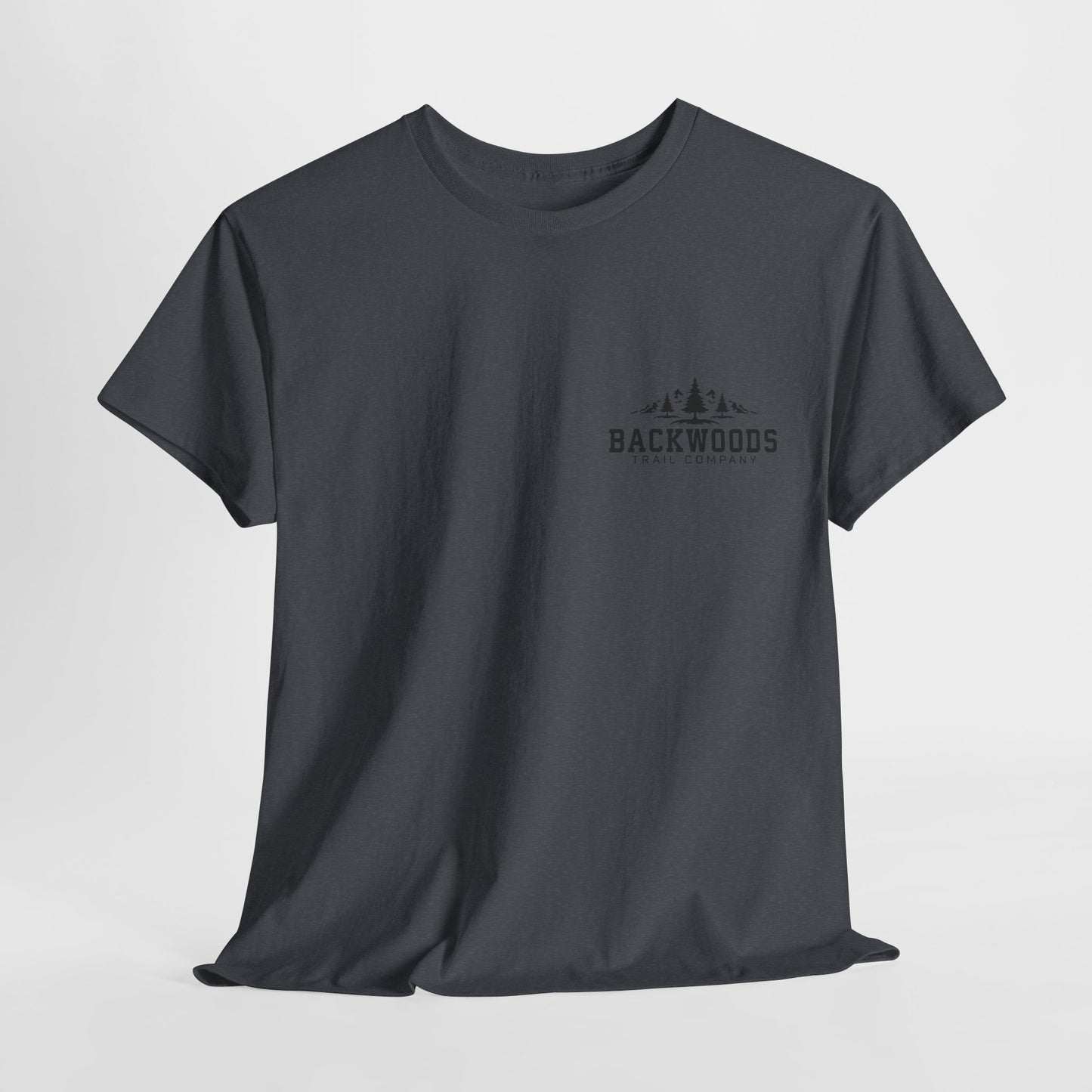 Backwoods Trail Company Heavy Cotton Tee (Black Logo)