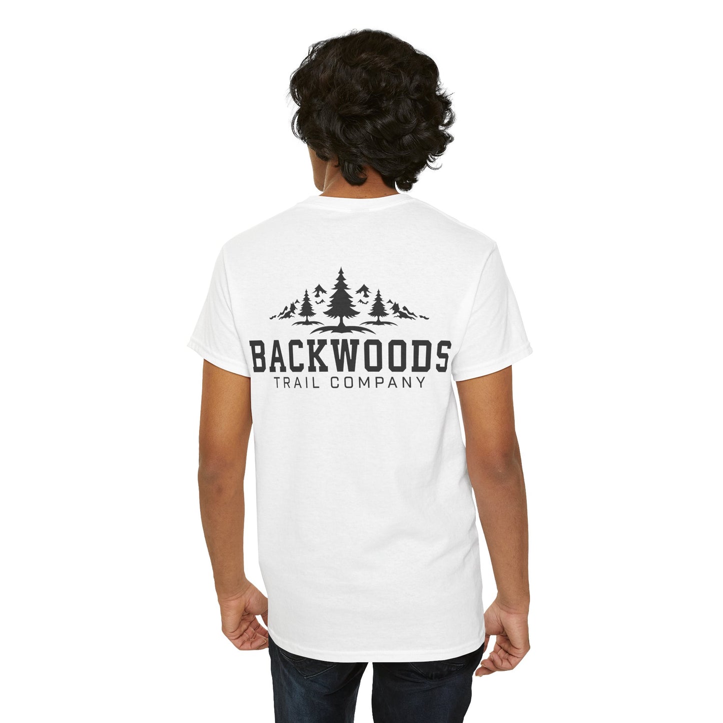 Backwoods Trail Company Heavy Cotton Tee (Black Logo)