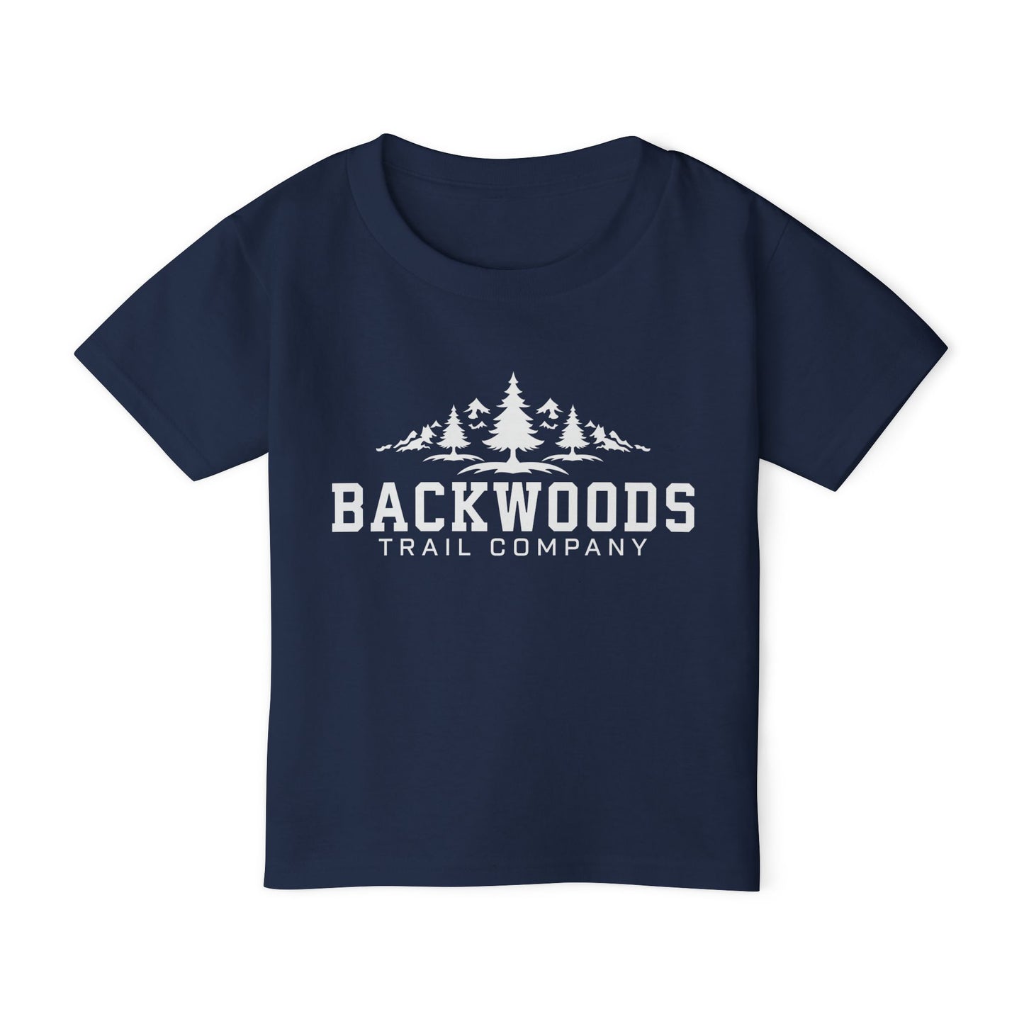 Backwoods Trail Company Heavy Cotton™ Toddler T-shirt (White Logo)