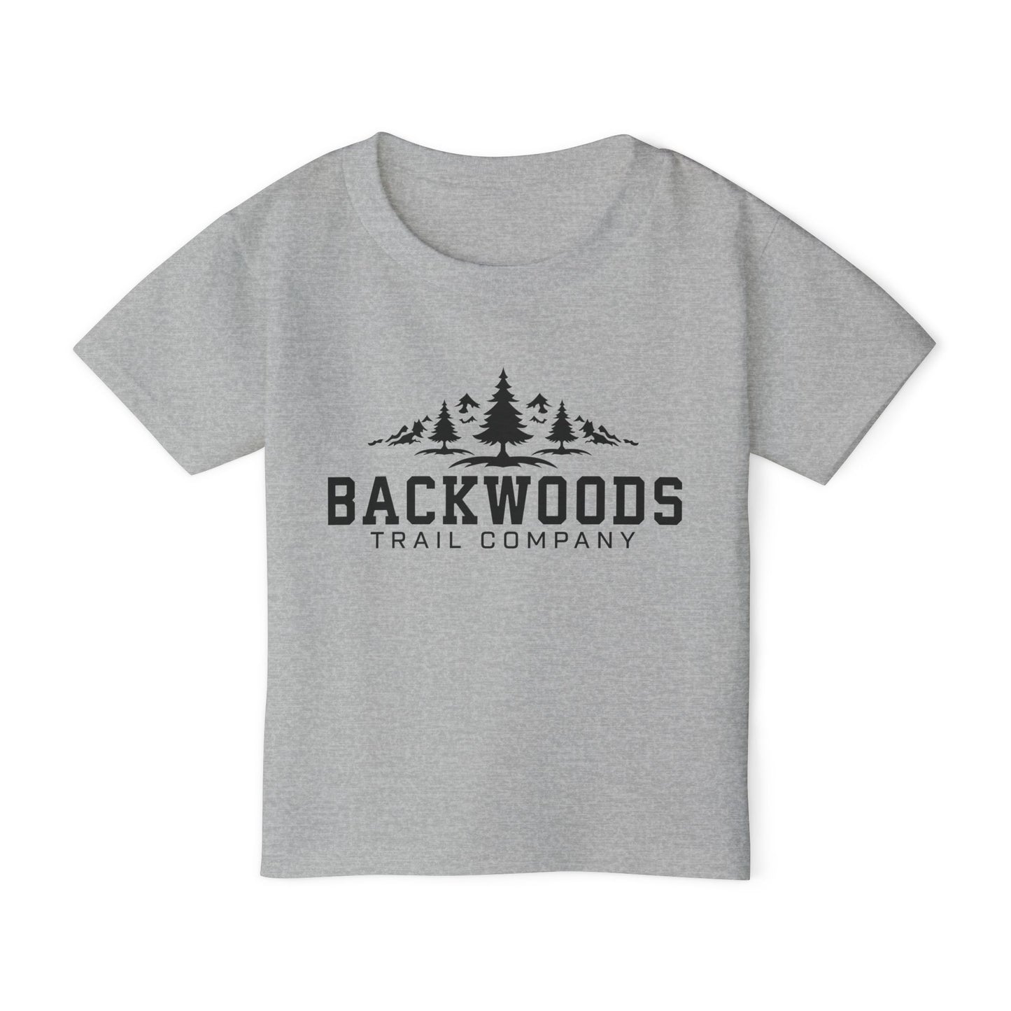 Backwoods Trail Company Heavy Cotton™ Toddler T-shirt (Black Logo)