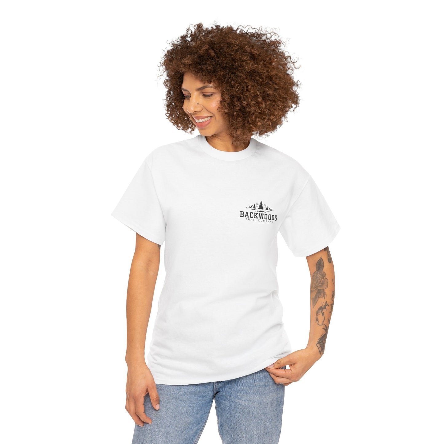 Backwoods Trail Company Heavy Cotton Tee (Black Logo)