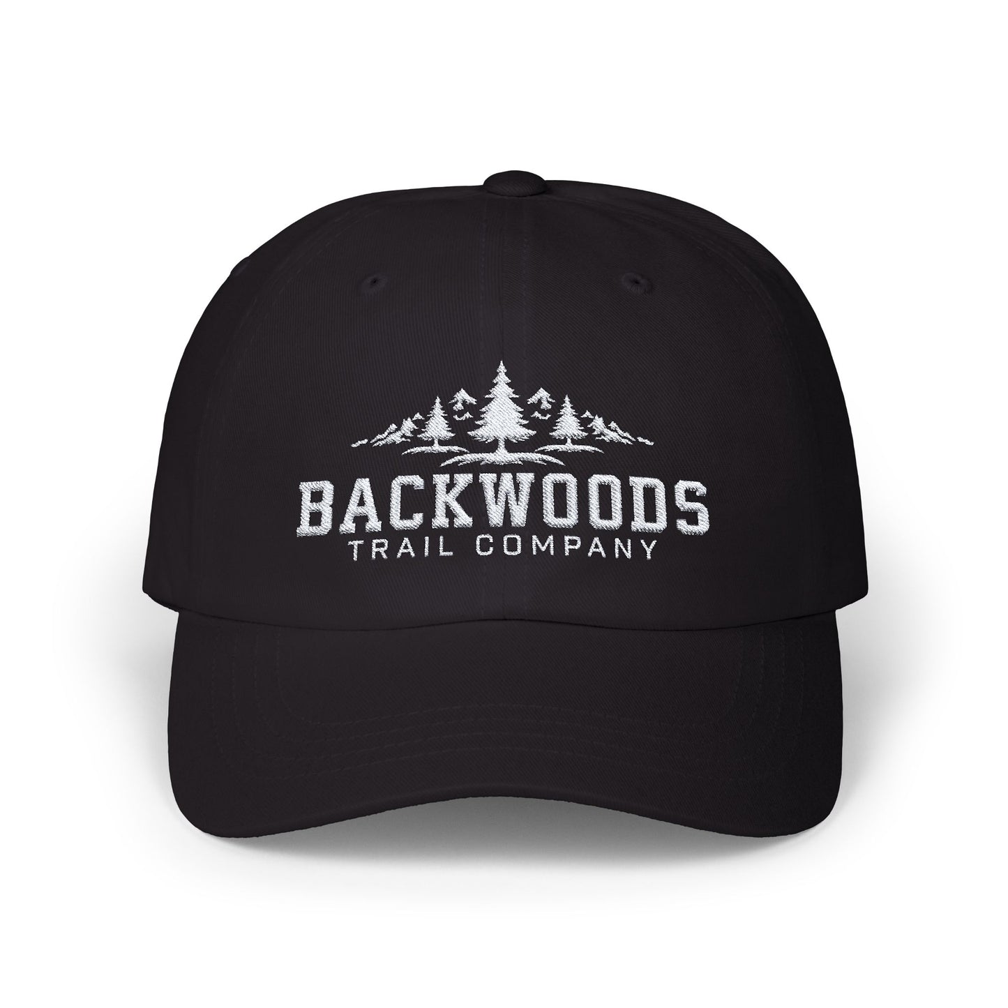 Backwoods Trail Company Classic Dad Cap (White Logo)