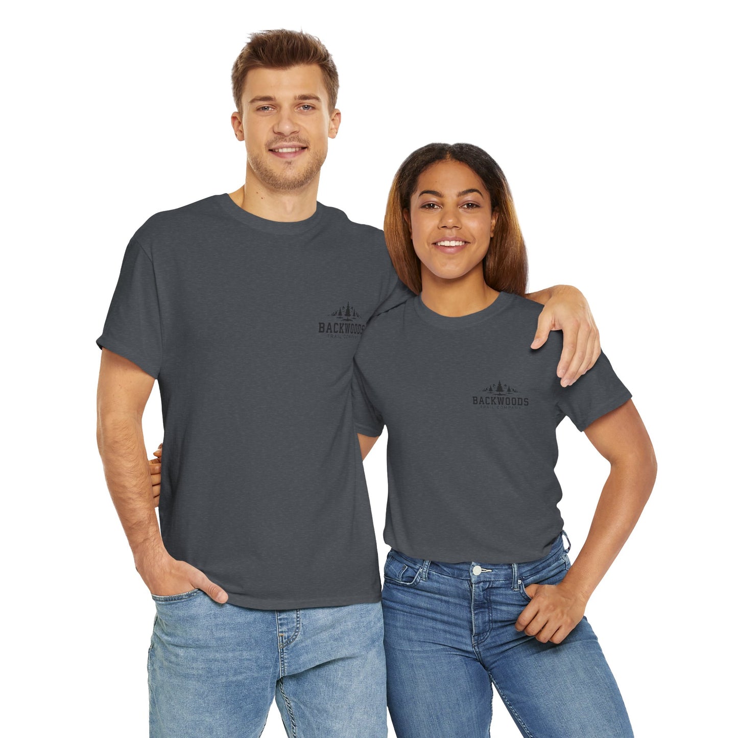 Backwoods Trail Company Heavy Cotton Tee (Black Logo)