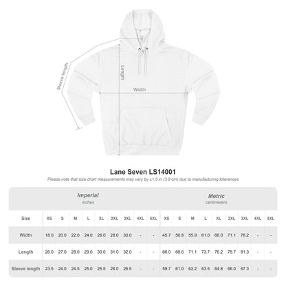 Backwoods Trail Company Panel Fleece Hoodie (Black Logo)