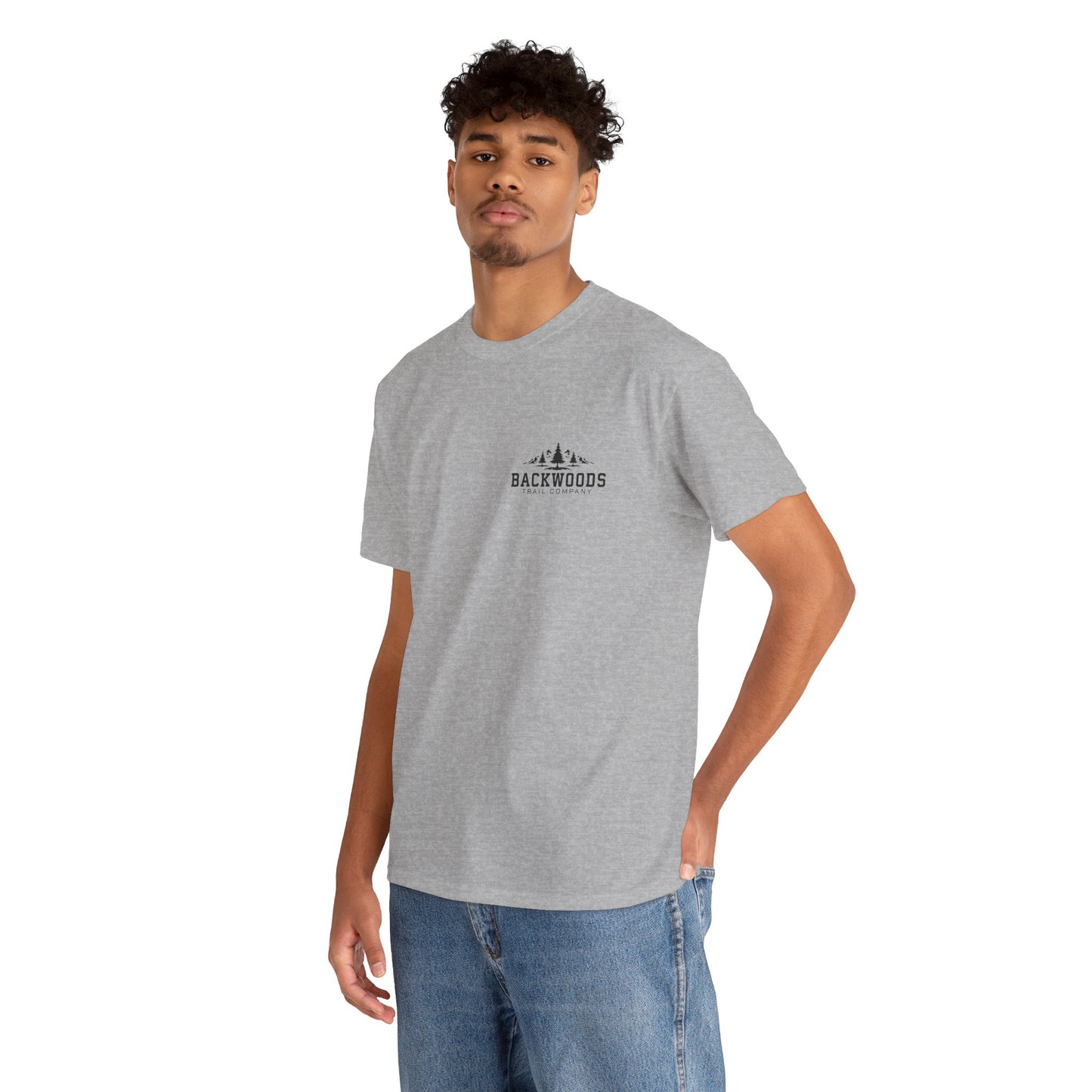 Backwoods Trail Company Heavy Cotton Tee (Black Logo)