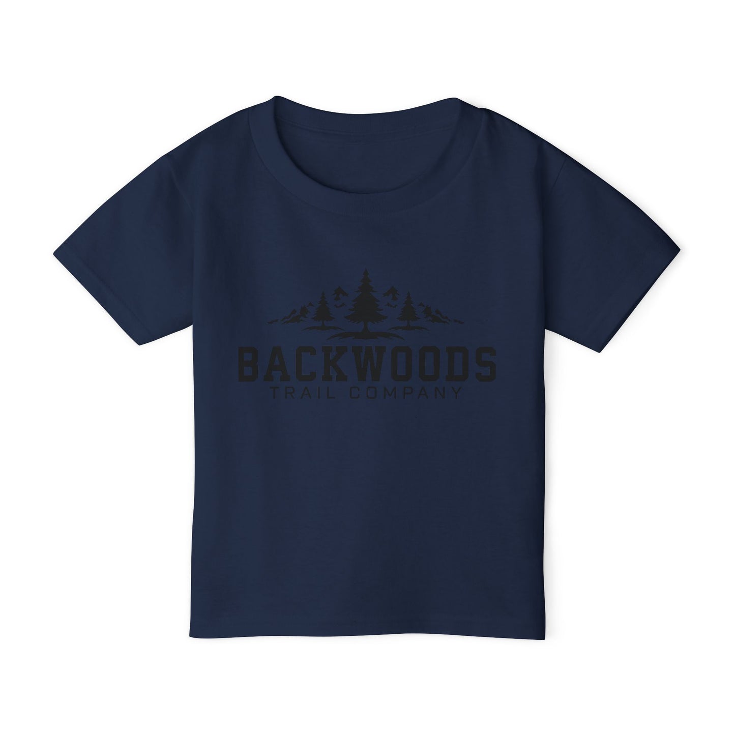 Backwoods Trail Company Heavy Cotton™ Toddler T-shirt (Black Logo)