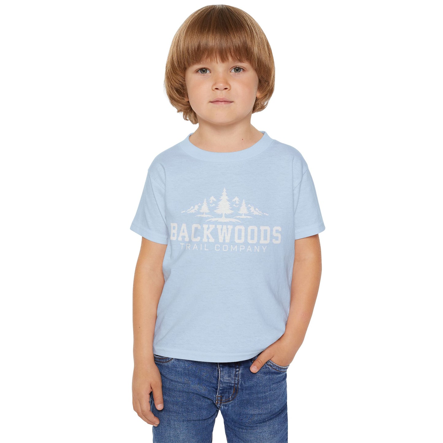 Backwoods Trail Company Heavy Cotton™ Toddler T-shirt (White Logo)