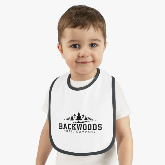 Backwoods Trail Company Baby Contrast Trim Jersey Bib