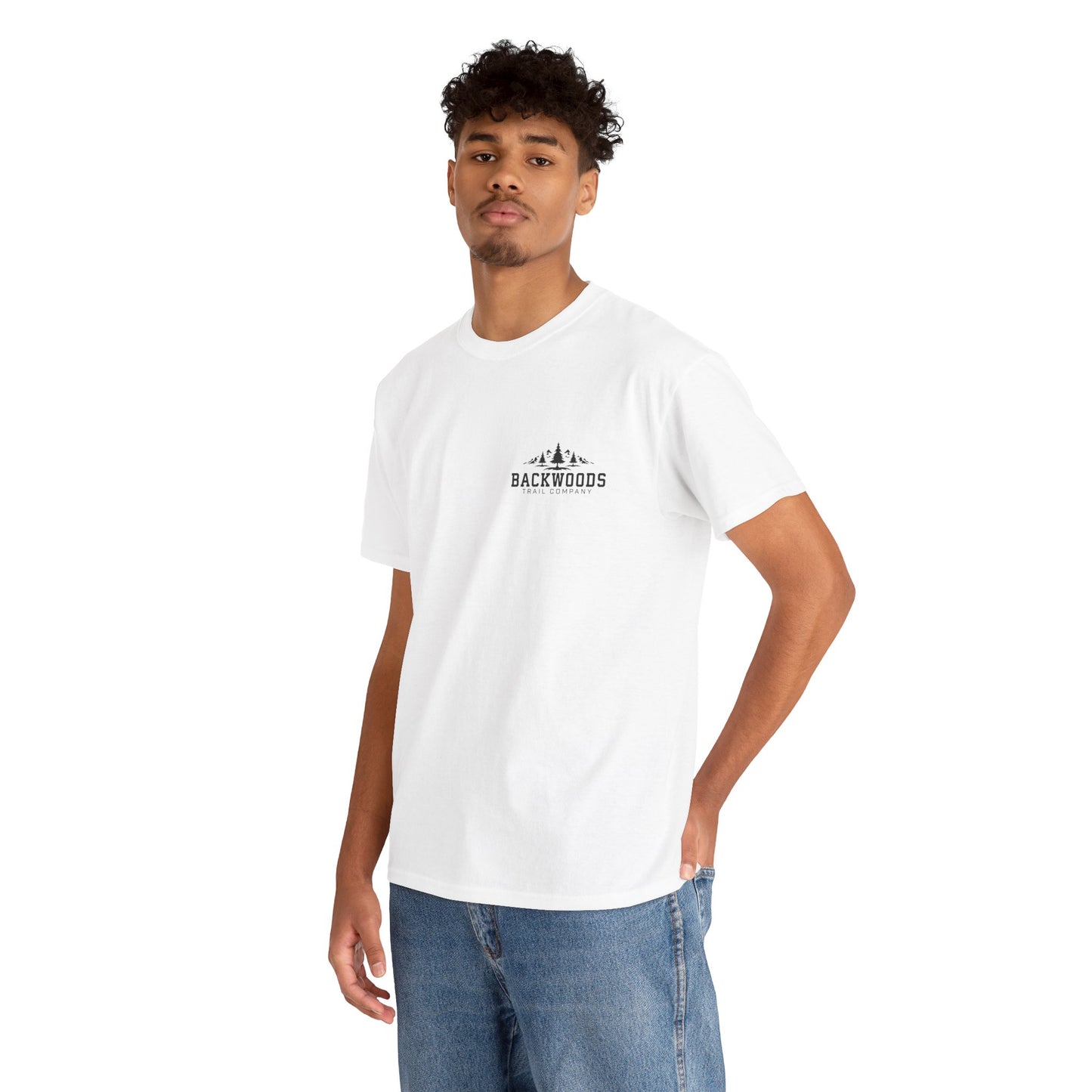 Backwoods Trail Company Heavy Cotton Tee (Black Logo)