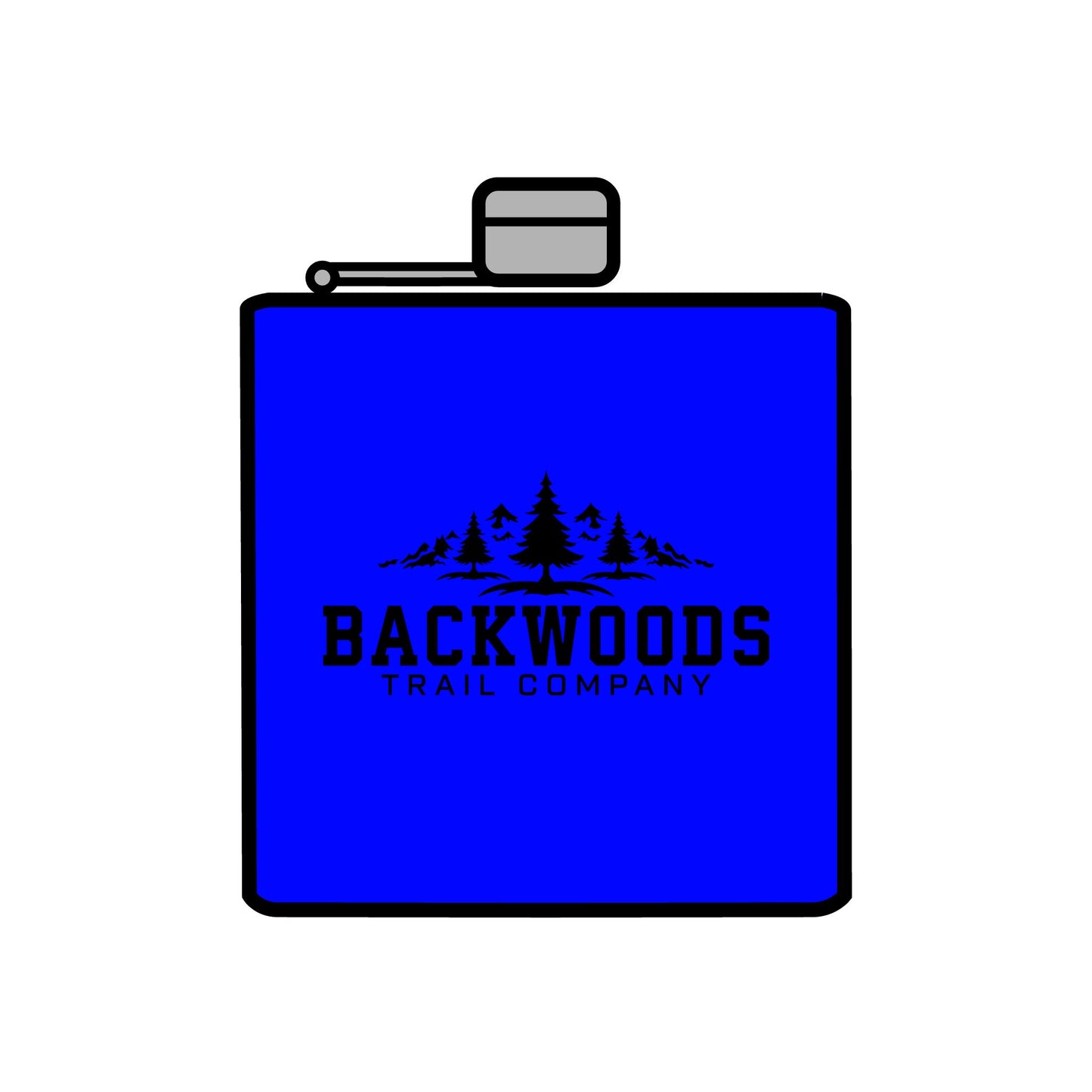 Backwoods Trail Company Steel Flask, 6oz