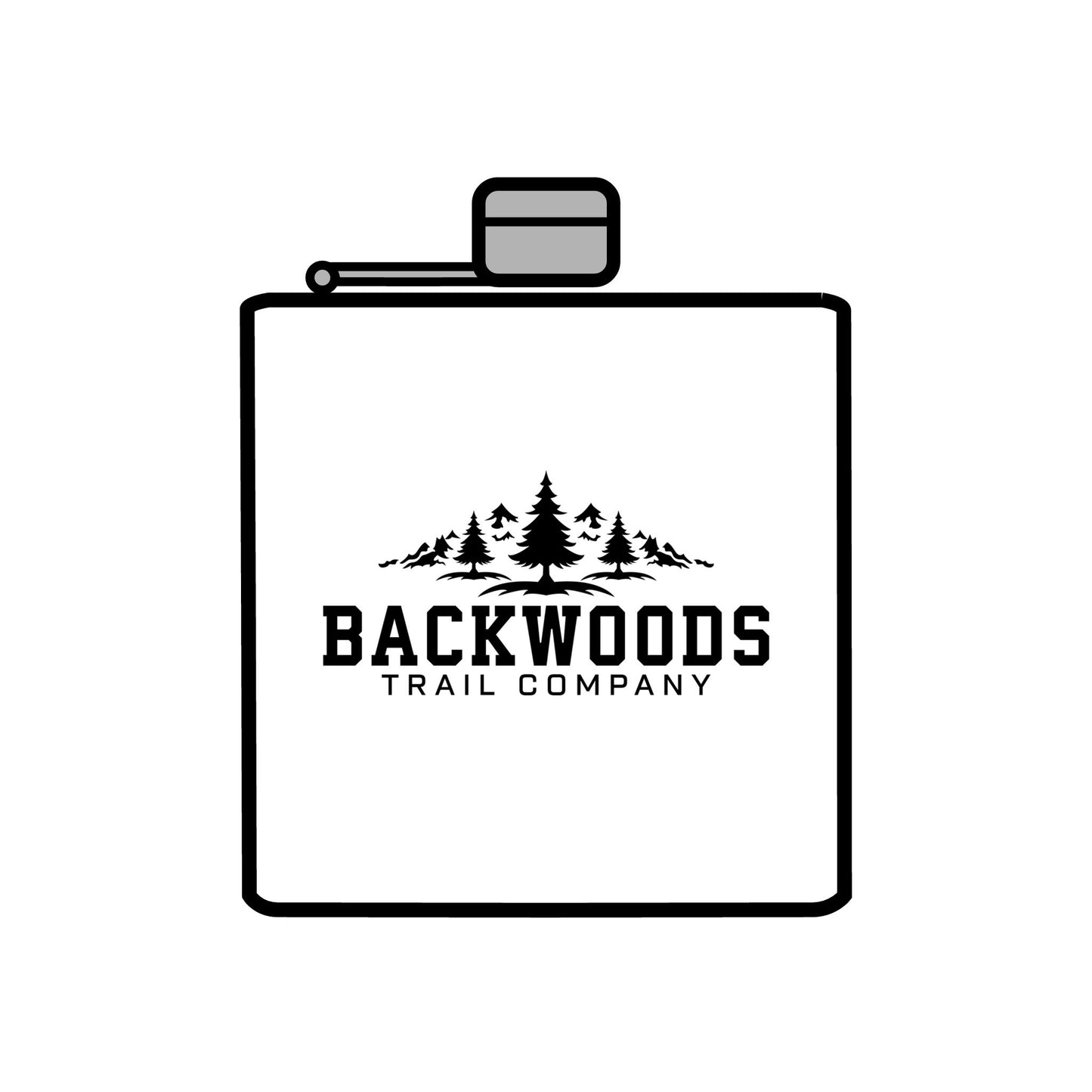 Backwoods Trail Company Steel Flask, 6oz