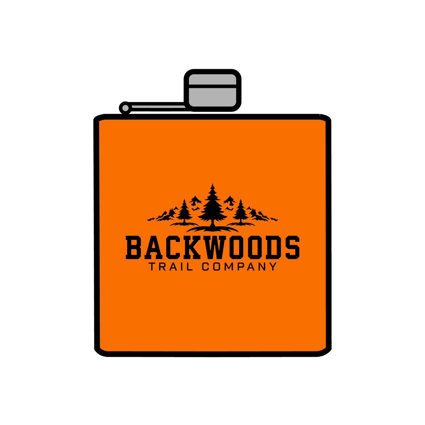 Backwoods Trail Company Steel Flask, 6oz