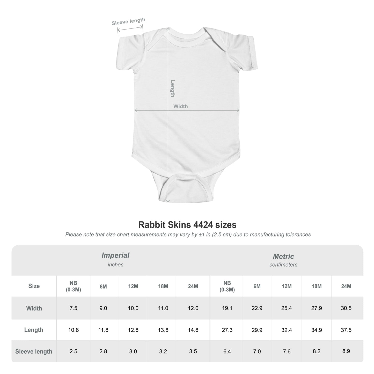 Backwoods Trail Company Infant Fine Jersey Bodysuit