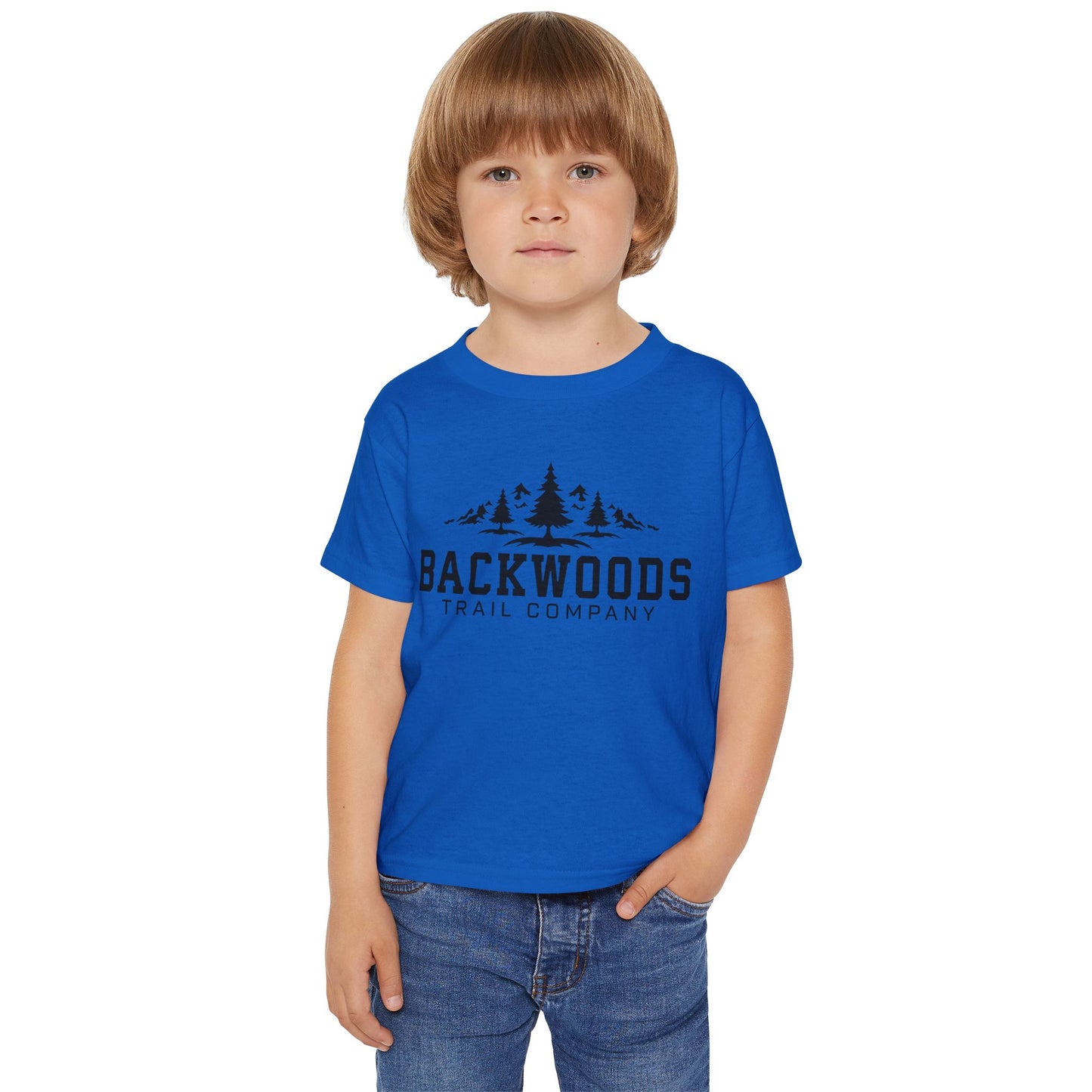 Backwoods Trail Company Heavy Cotton™ Toddler T-shirt (Black Logo)